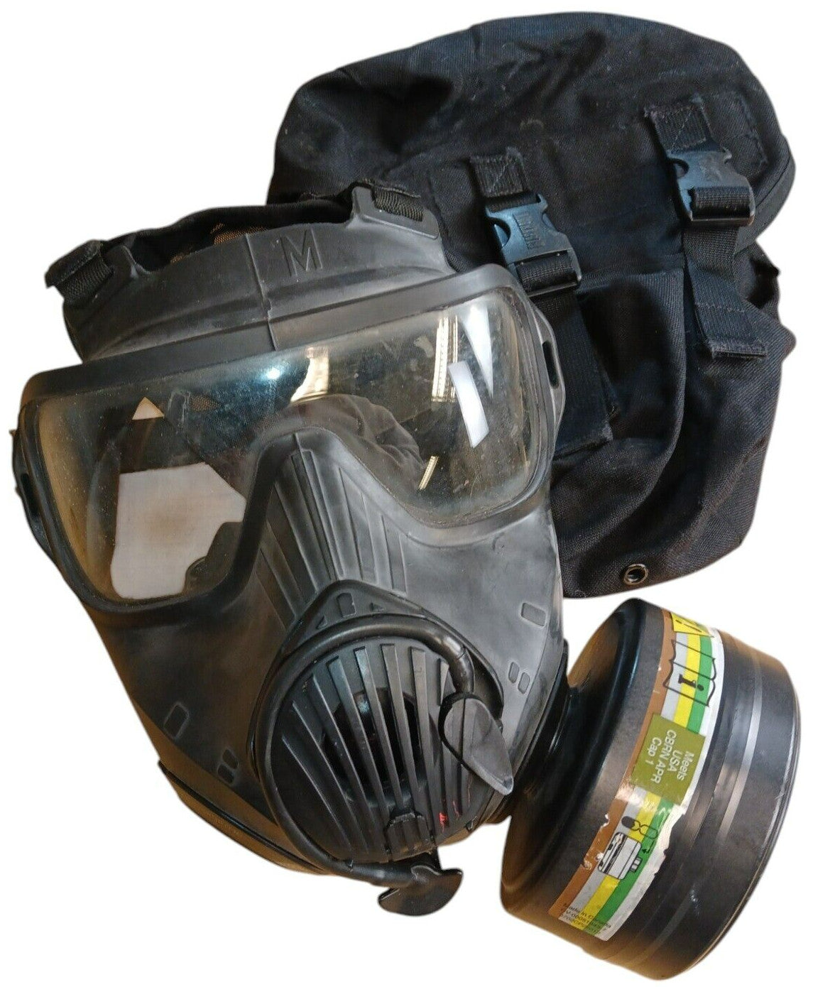 Avon C50 Respirator Gas Face Mask Medium Blackhawk Haversack Bag Police SAS SF