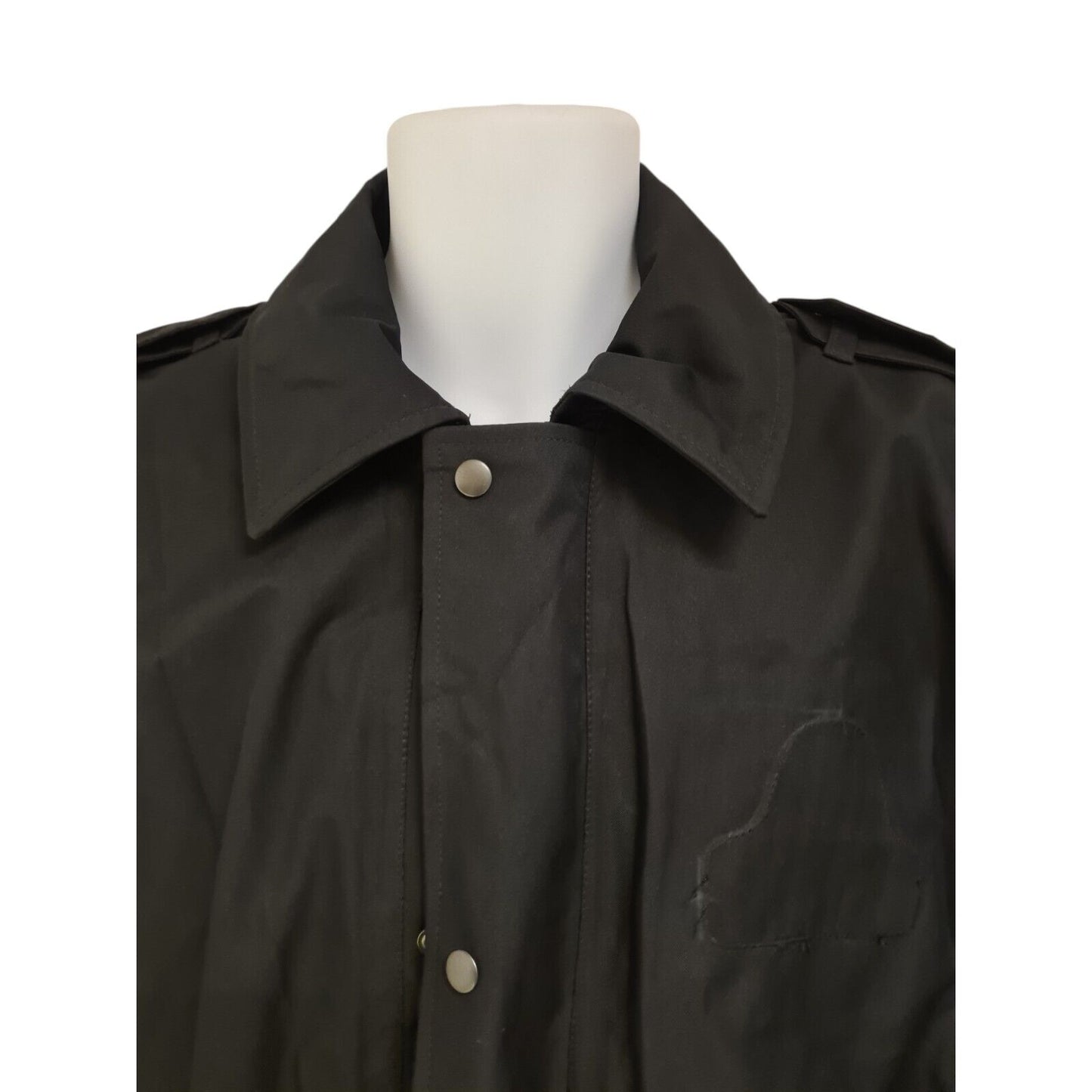 Ex Police Black Goretex Jacket 3/4 Length with Liner Coat Security Lightweight