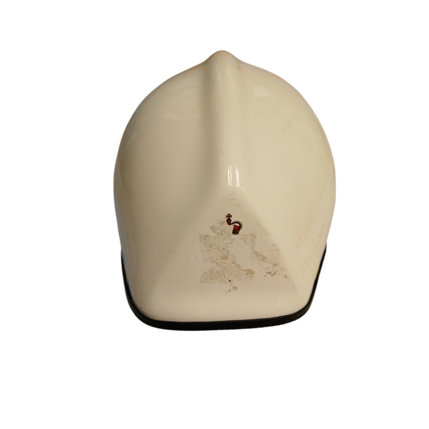 Pacific Ambulance Police Helmet White W/Kevlar Visor Blue Yellow Check 54-62cm