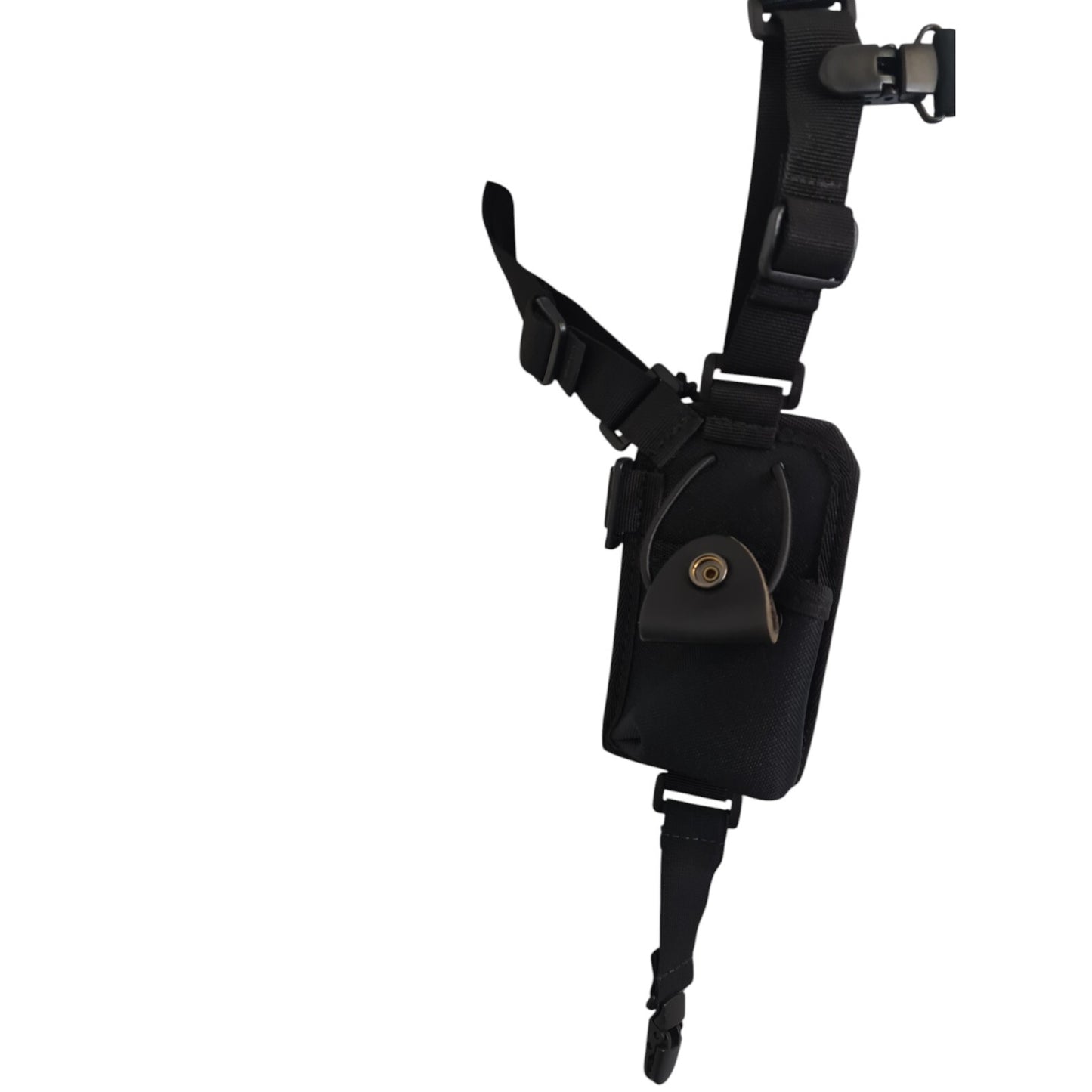 Protec Overt Covert Shoulder Harness Chest Rig Holster Black Security Police