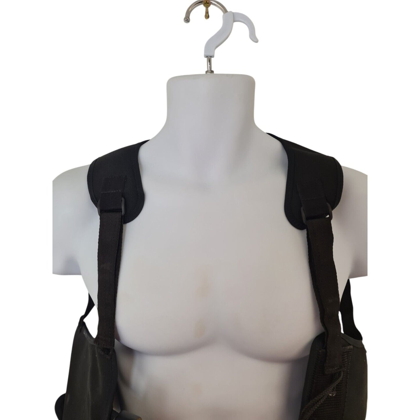 Overt Covert Shoulder Harness Holster Black Tactical Security Adjustable Police