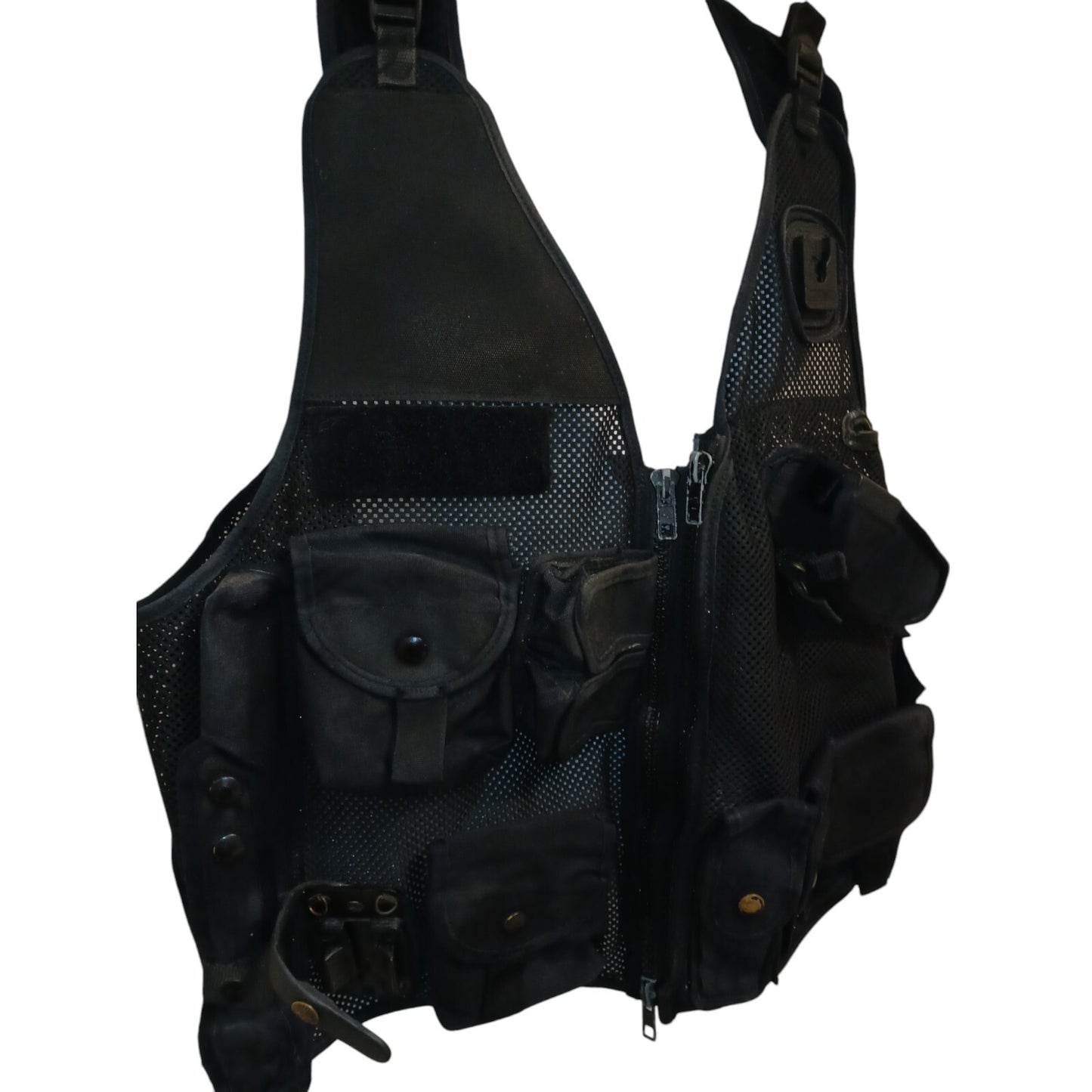 PWL Tactical Vest With Pouches Tactical Security Ex Police Airsoft Grade B