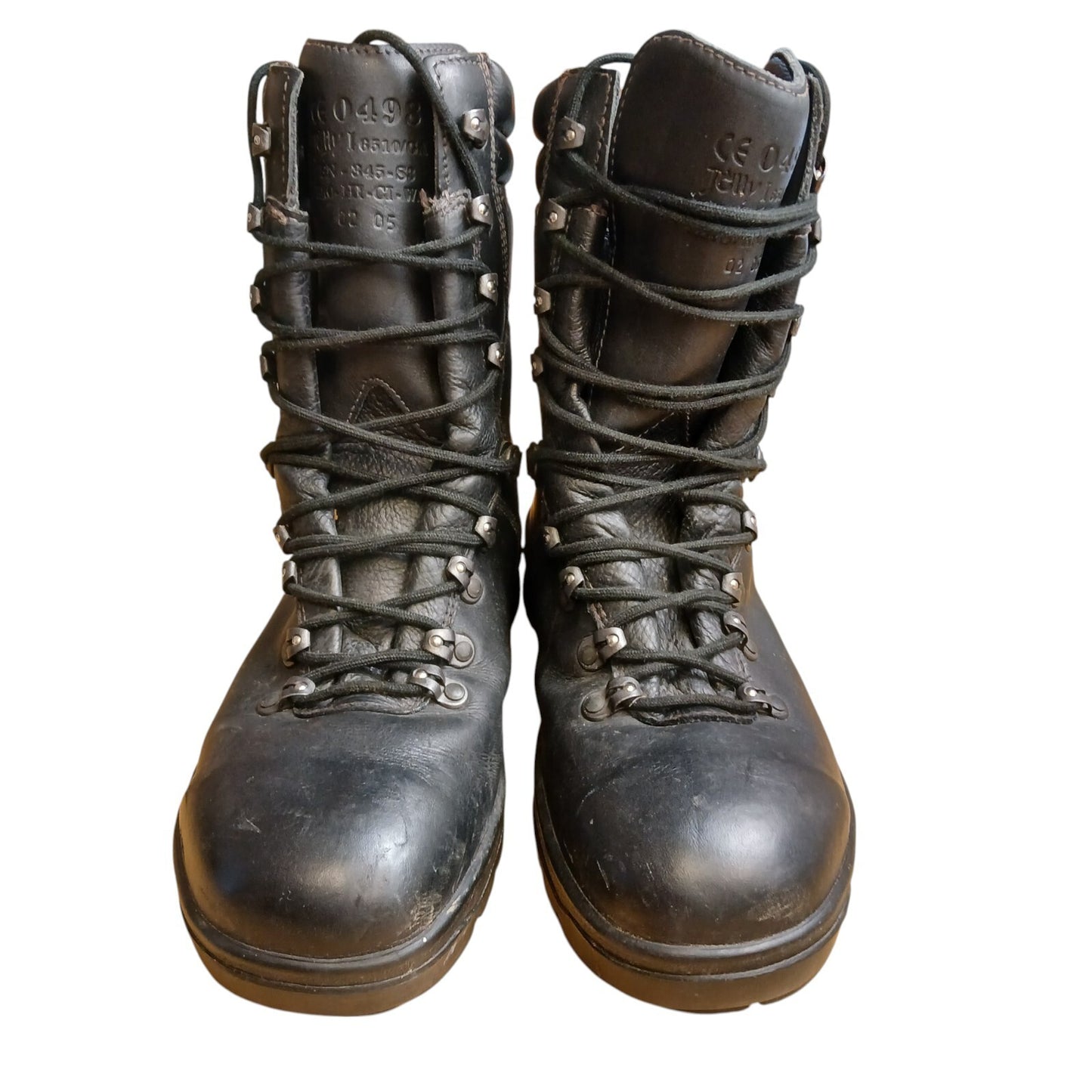 Jolly Ankle Safety Boots Goretex Black Leather Work Laced Size 8 Waterproof