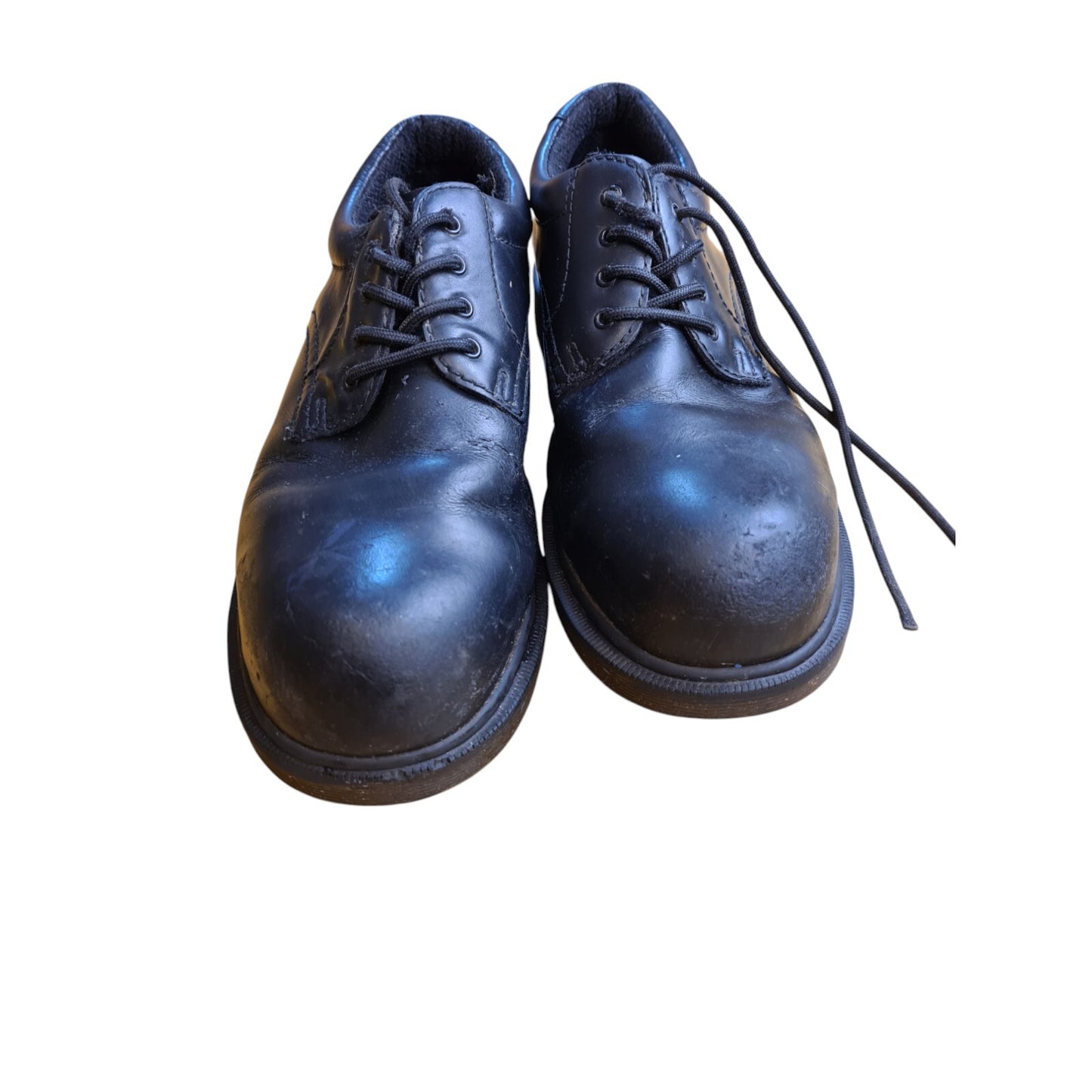 Dr Martin Steel Toe Cap Black Shoes Size 8 Slip Resistant Sole Safety Security