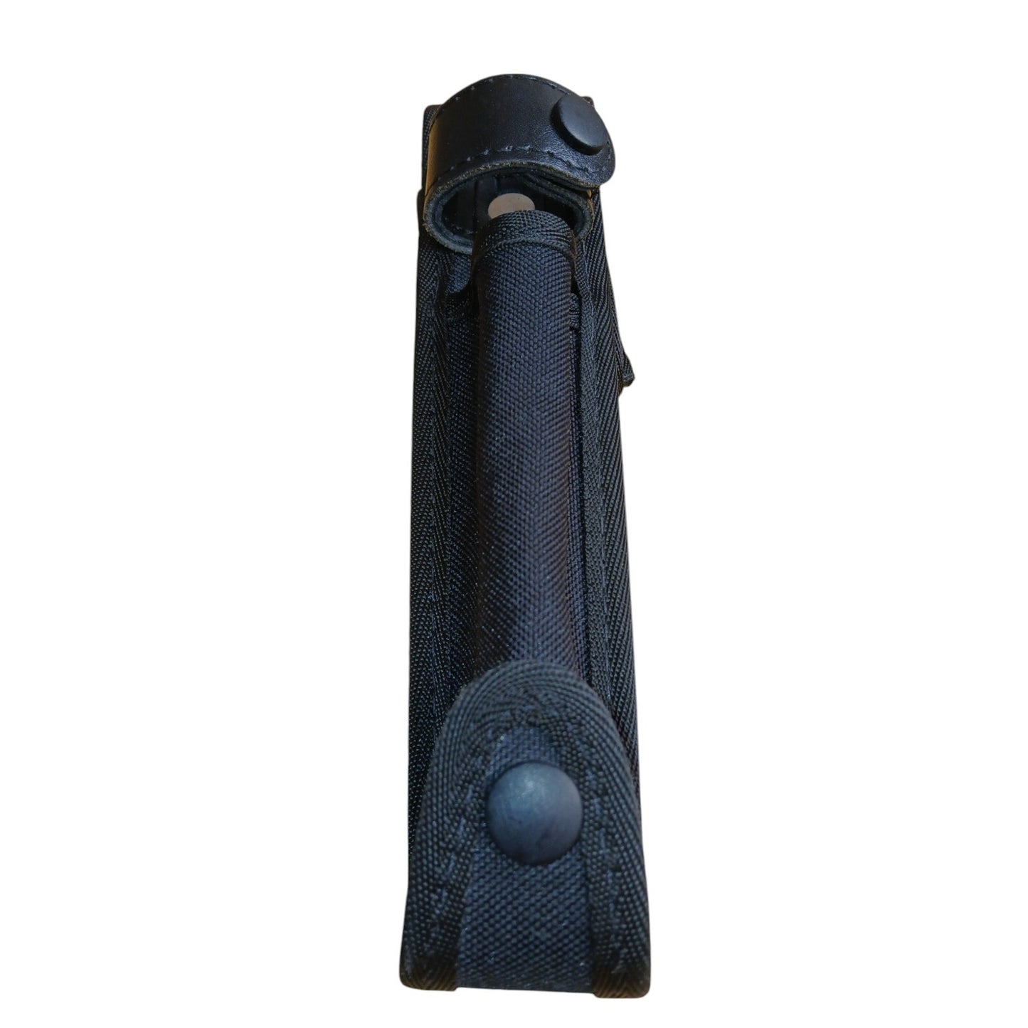 Baton Holder Belt Loop Nylon Leather Strap 360 Rotation Black Police Security