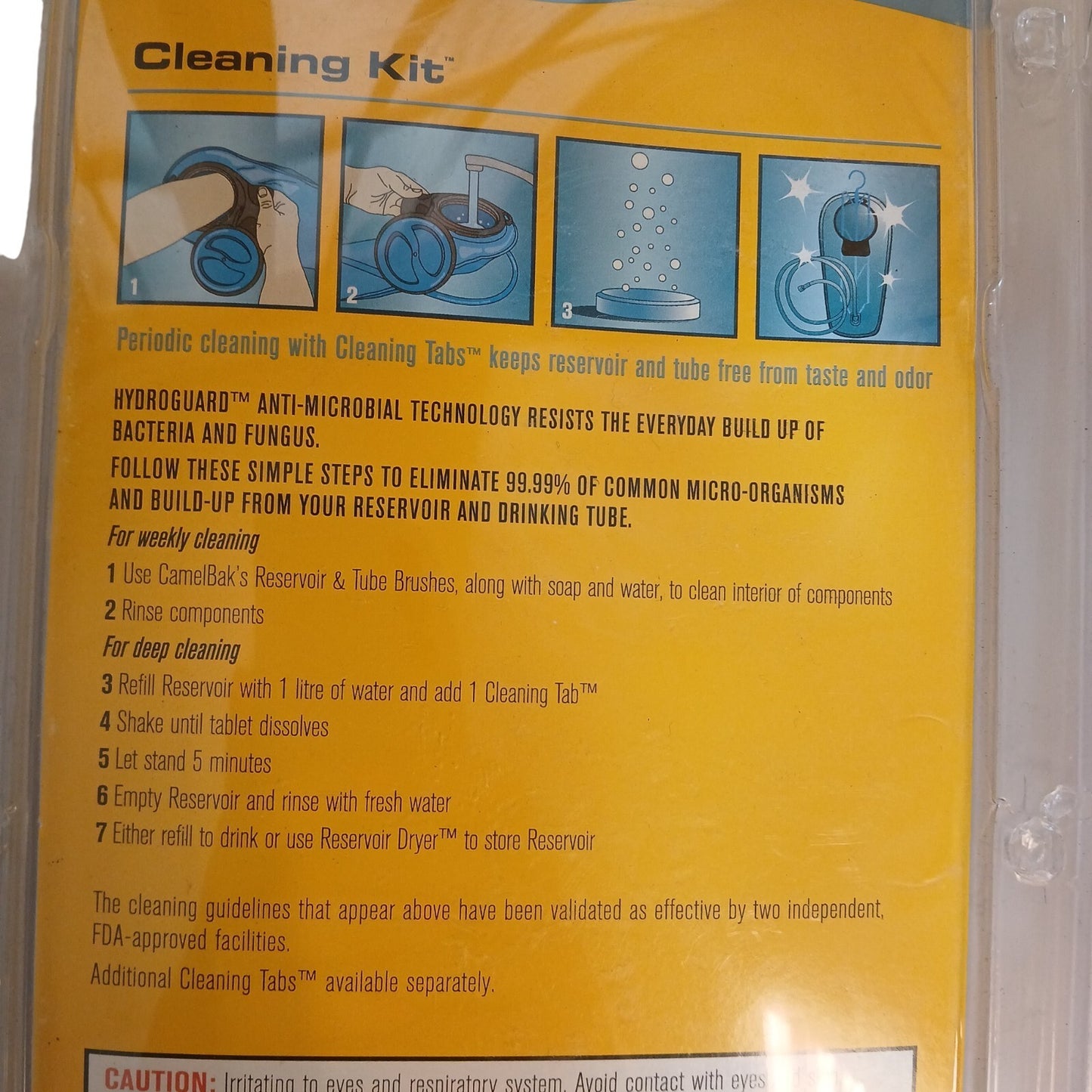 Camelbak 60112 Cleaning Kit With 2 Cleaning Tablets Reservoir Dryer Brushes
