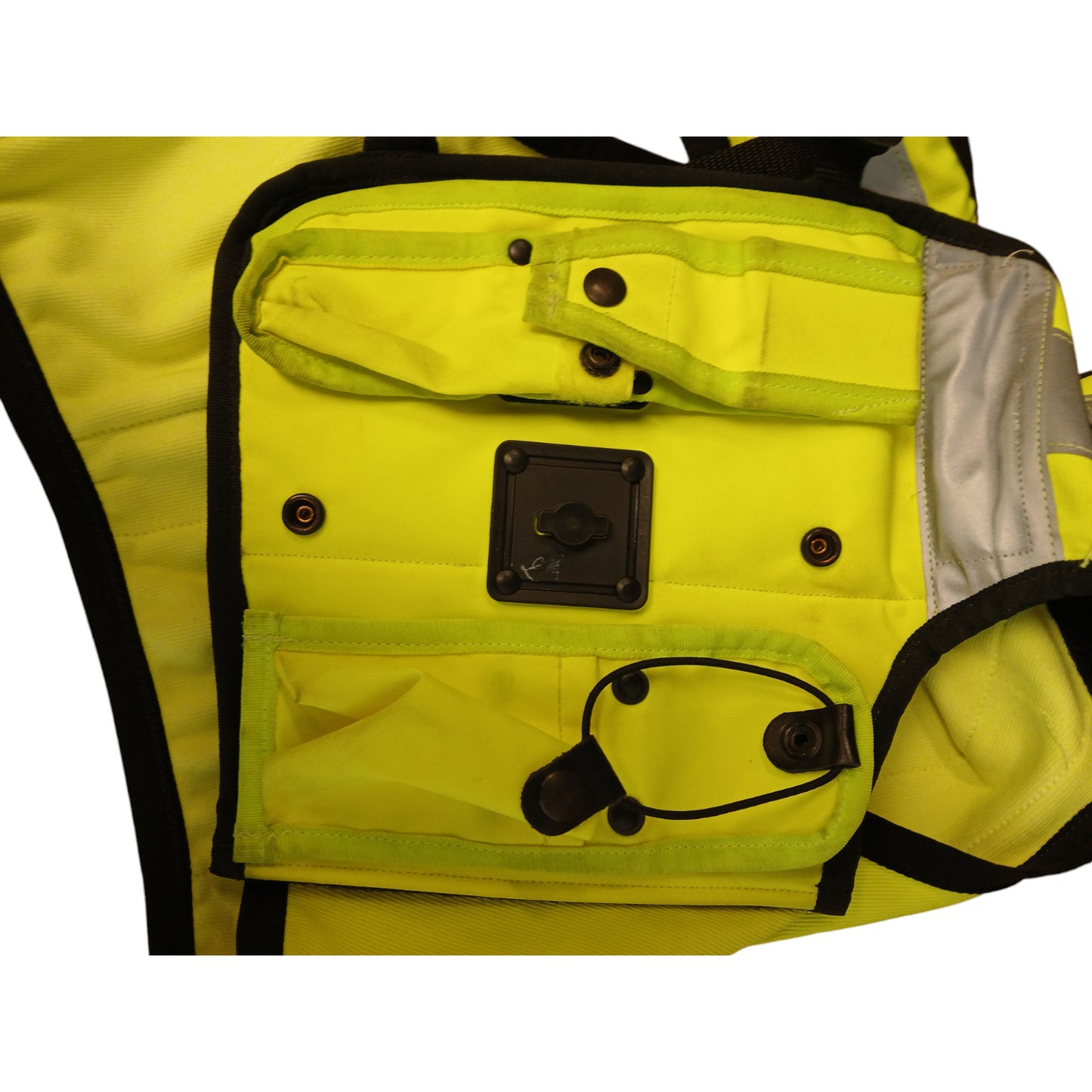 Aegis Hi Vis Hi Viz Tactical Vest Complete With Twist Lock Pouches M-ML Security
