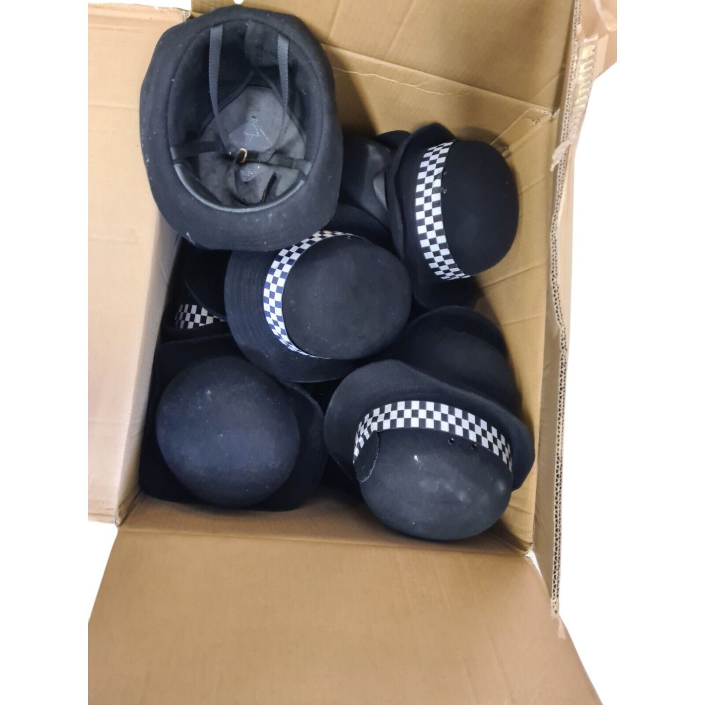 Police WPC Bowler Hats Large 25 Mixed Bundle Box Film TV Restore Upcycle Hat