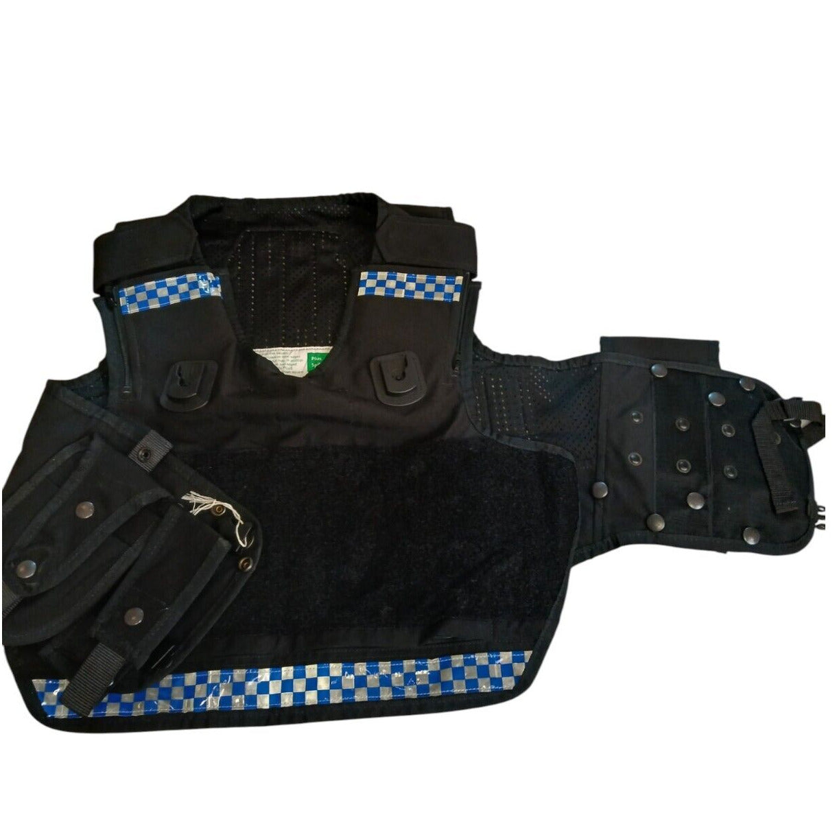 Aegis Stab Vest Ballistic Body Armour Cover Black Buddy-Lok Police Female 56C