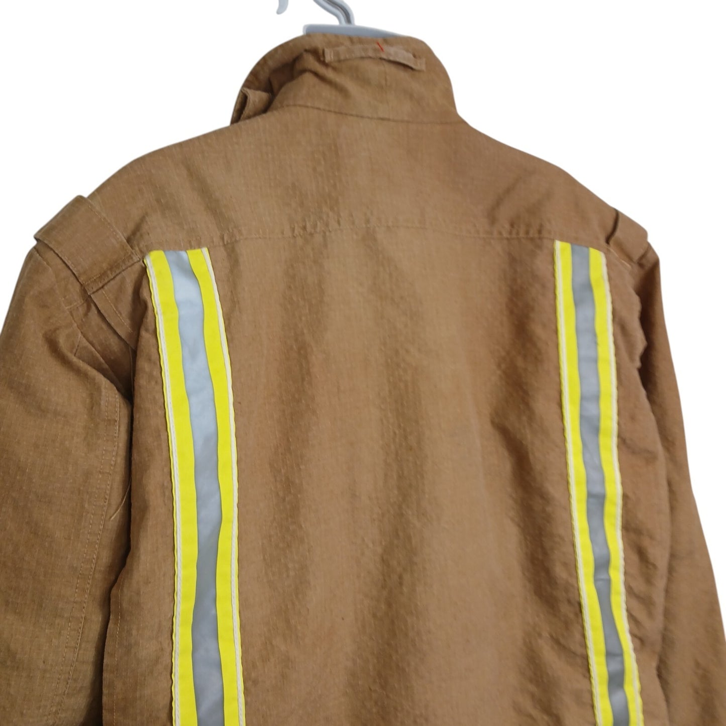 Firemans Jacket Brown Khaki Fire Fighters Coat Fireman Uniform Suit Goretex Fire