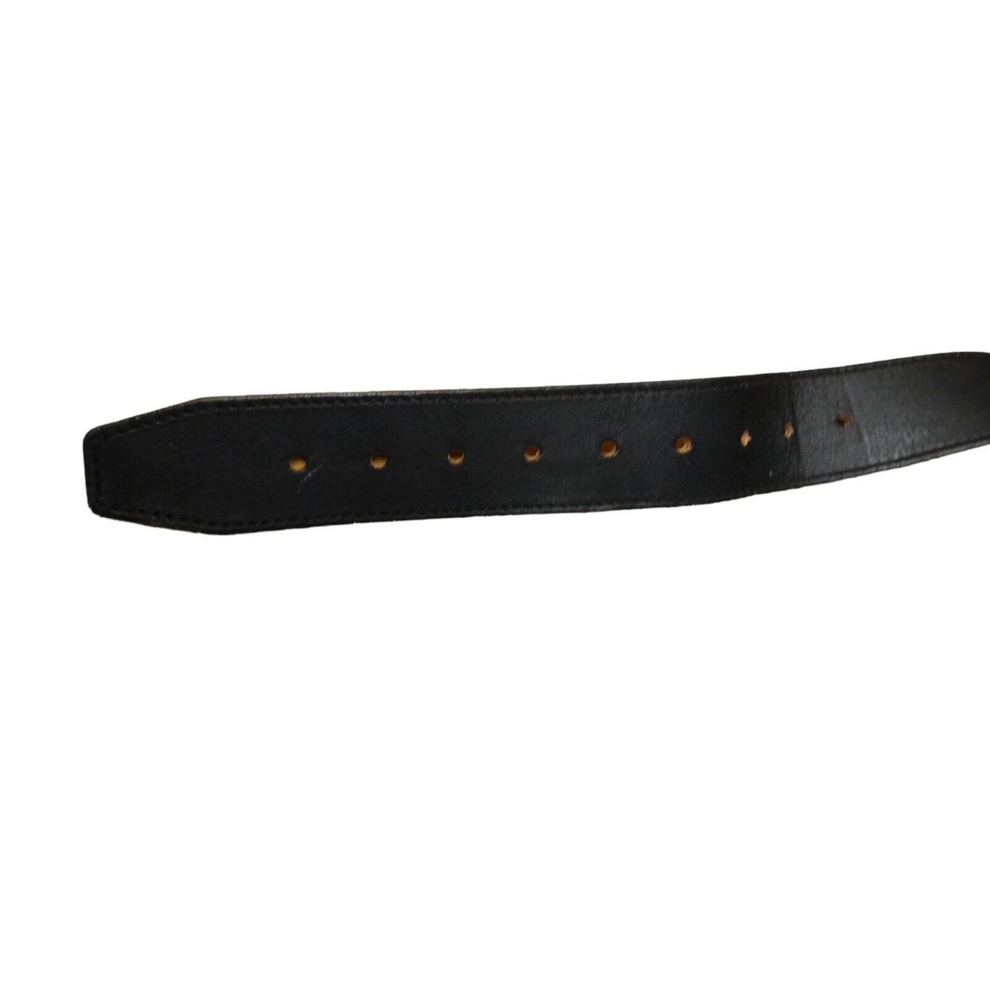 Deenside Black Leather Duty Belt Single Prong 5cm Wide ExPolice Uniform Security