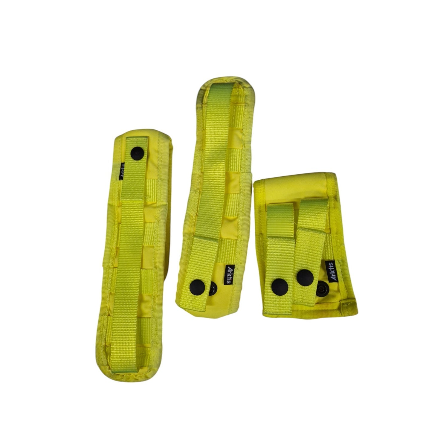 Arktis Molle Hi Vis Hi Viz Yellow Pouches x3 Bundle Ex Police Airsoft Security