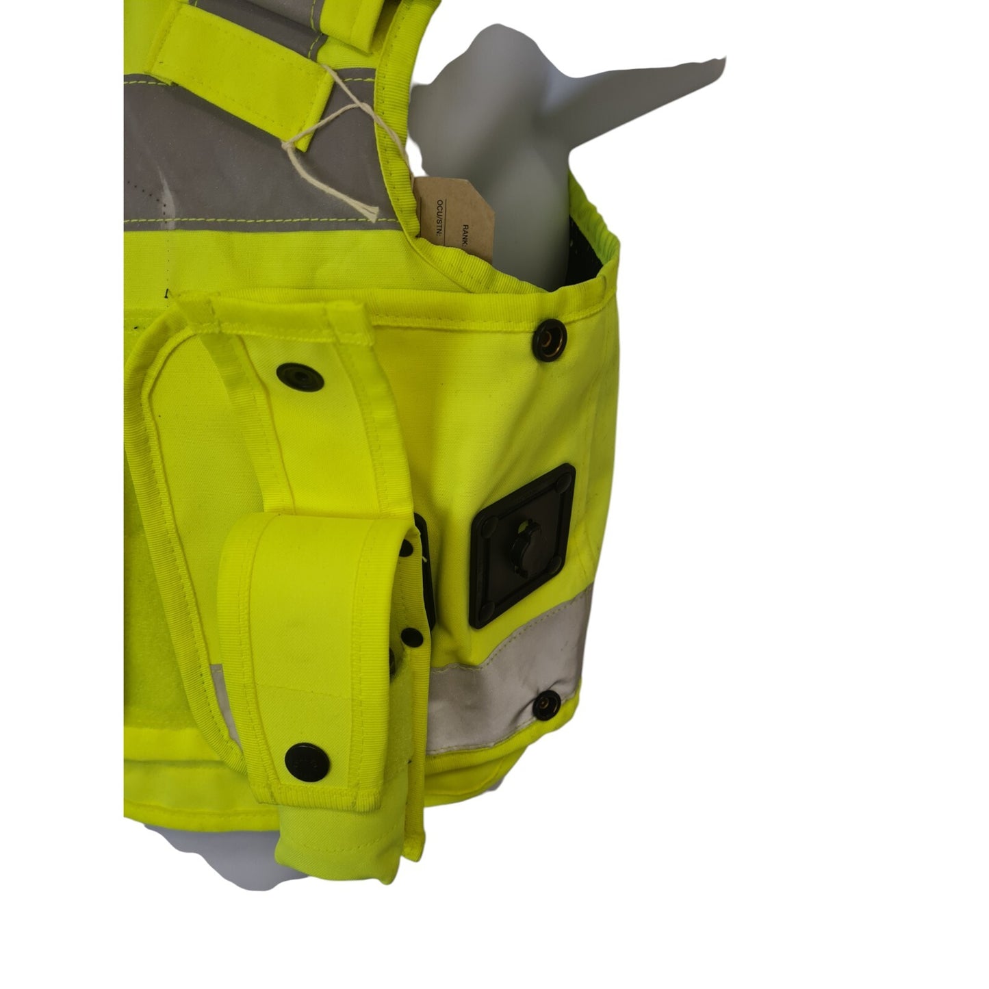 Aegis Engineering Hi Vis Hi Viz Stab Vest With Pouches Security Tactical Police