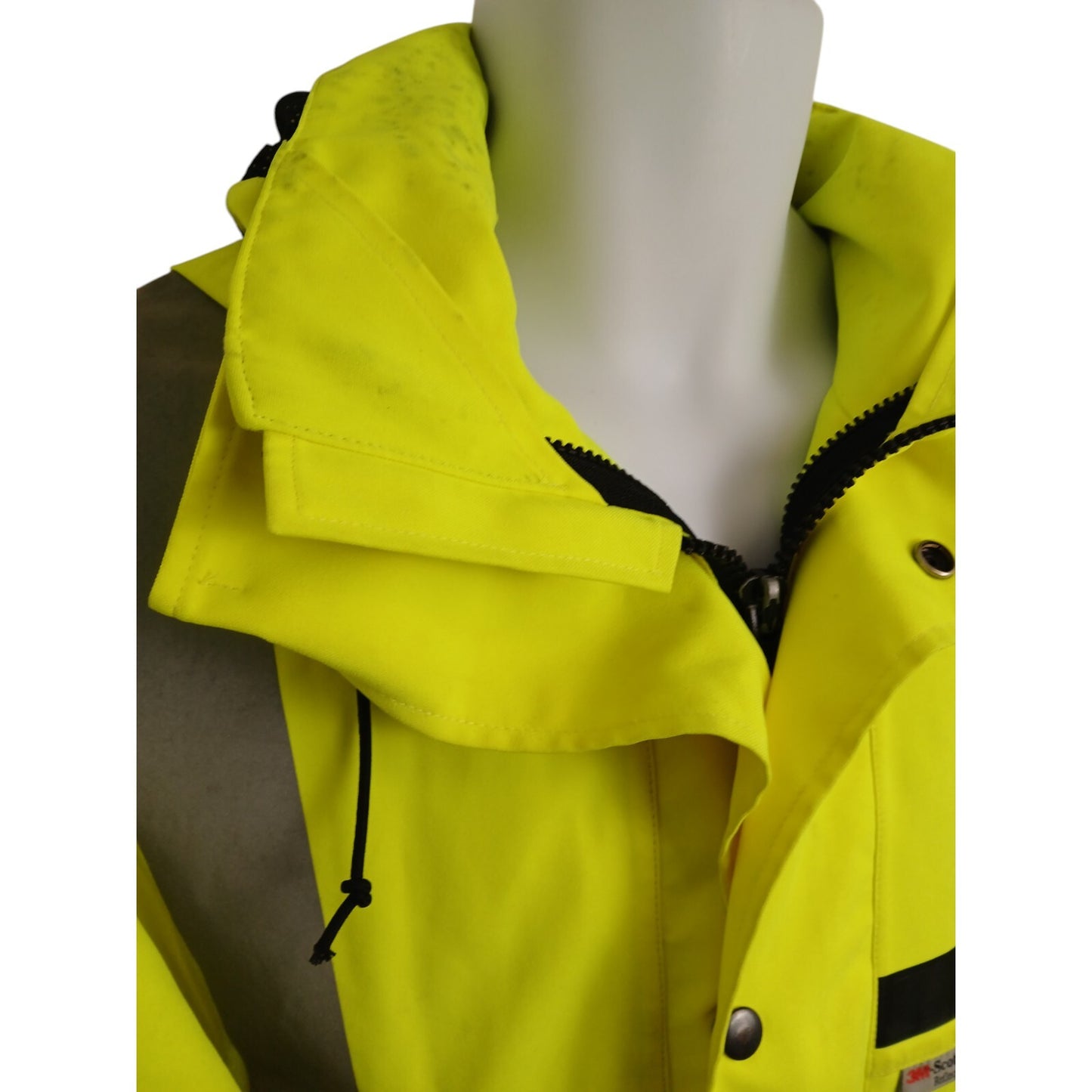 Ballyclare Goretex Jacket 3/4 Length Hi Viz Hi Vis Yellow Railway Waterproof