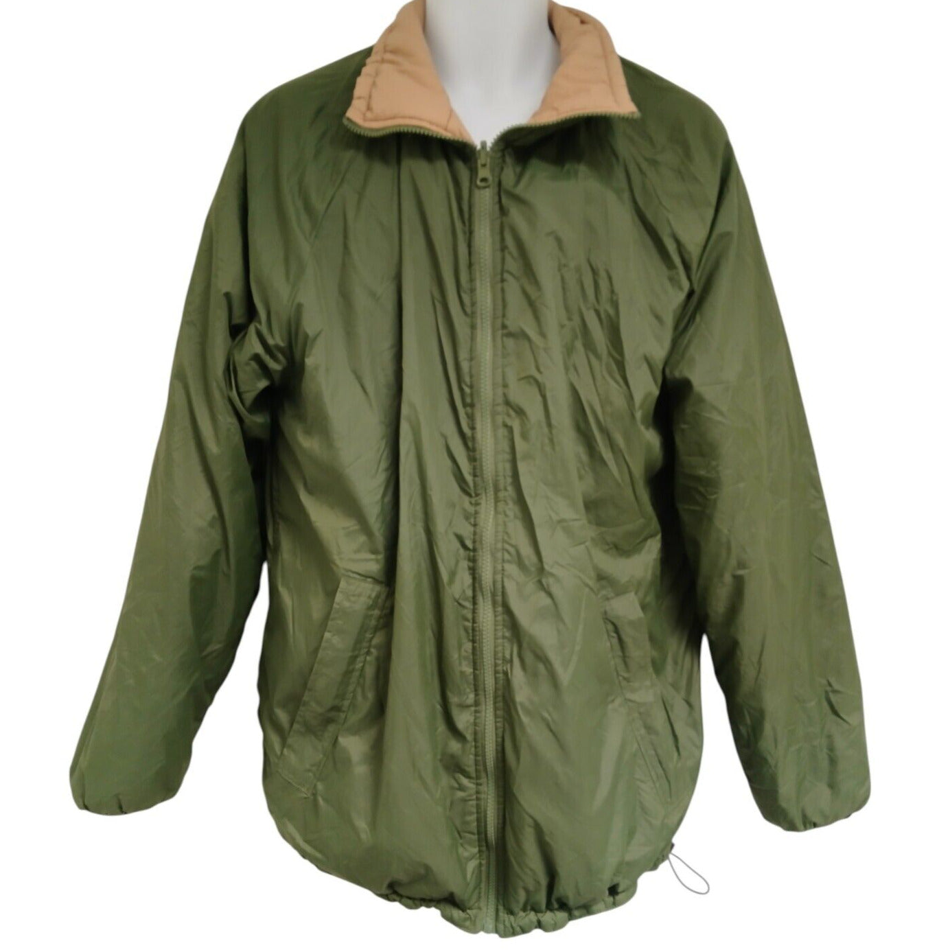 British Army Softie Jacket Thermal Coat Olive Green Sand Reversible Softy Puffer