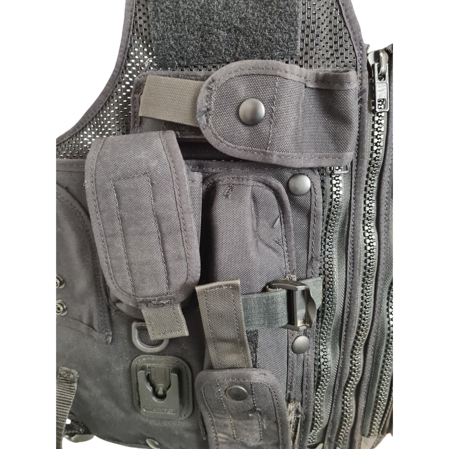 PWL Tactical Vest Police Integrated Pouches Security Airsoft Klickfast Medium