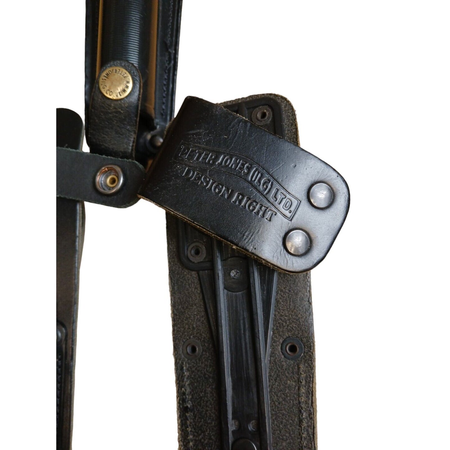 Peter Jones Leather Baton Holder 26" Belt Loop 360 Rotation Ex Police