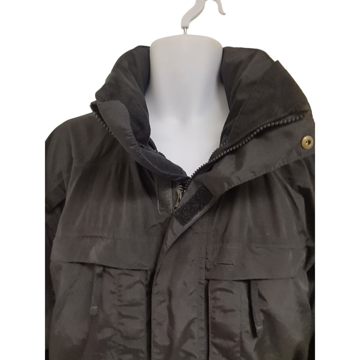 5.11 Tactical Jacket Coat Smock Hood Black Security Size L Ex Police Doorman