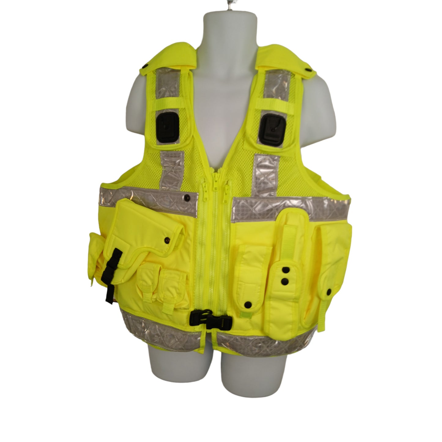 Arktis Tactical Vest Hi Vis Hi Viz Yellow Attached Utilities Pouches Security