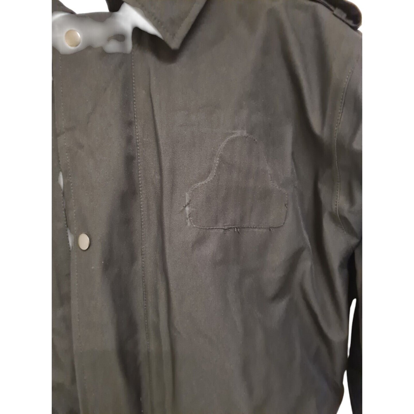 Ex Police Black Goretex Jacket 3/4 Length with Liner Coat Security Lightweight