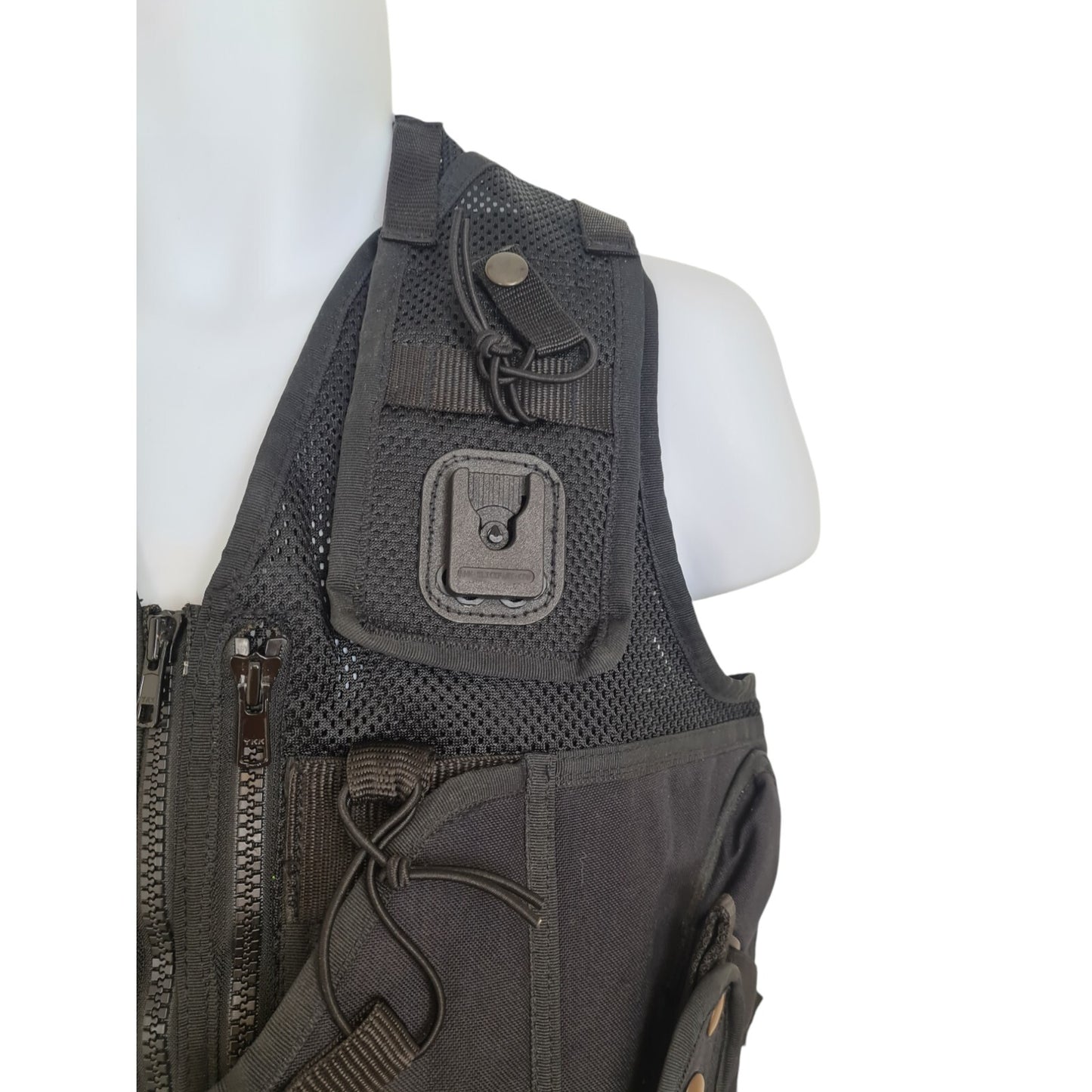 Tactical Vest Integrated Pouches Black Klickfast Docks XS Security Ex Police