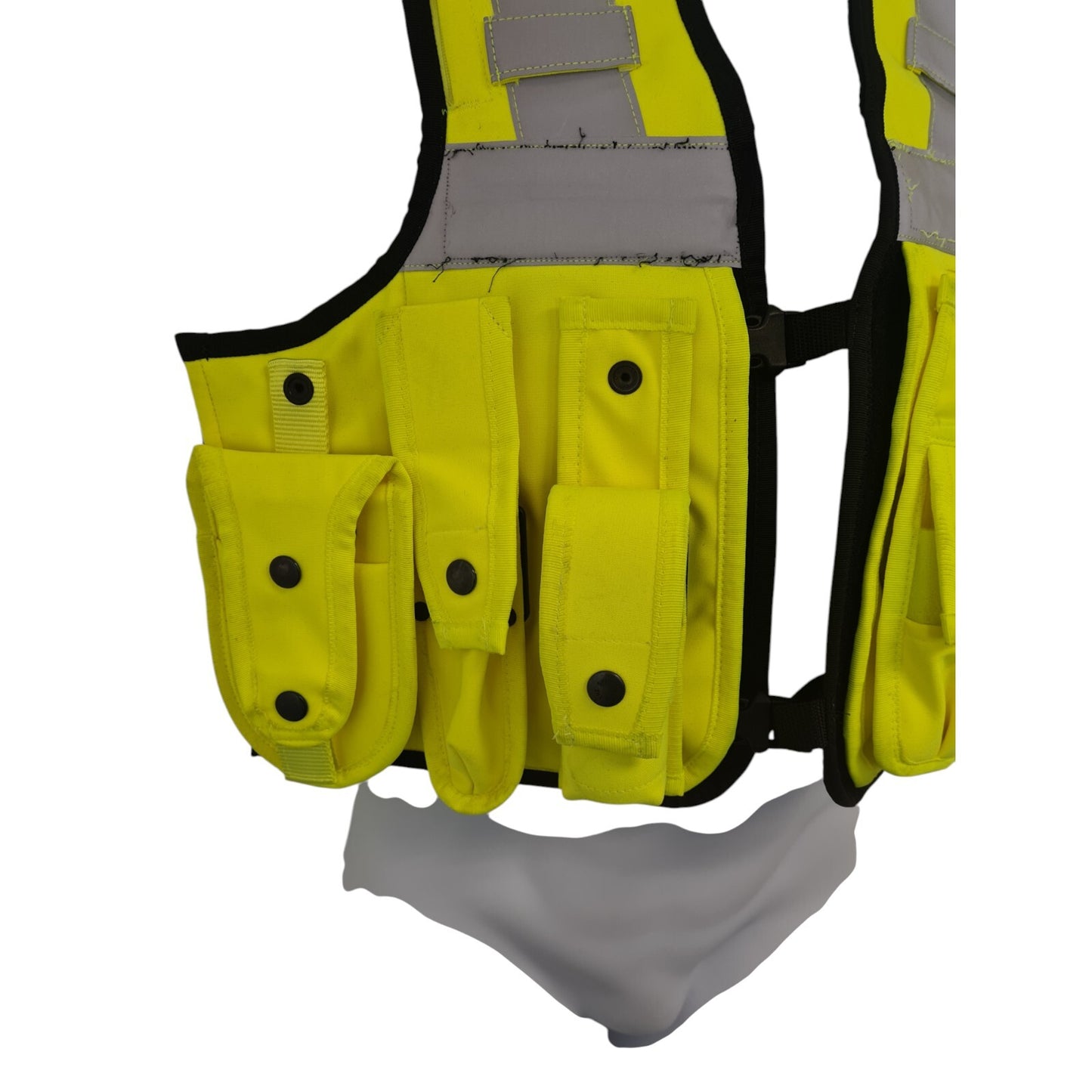 Aegis Engineering Stab Vest Hi Viz Hi Vis With Pouches Cover Buddy-Lok System F