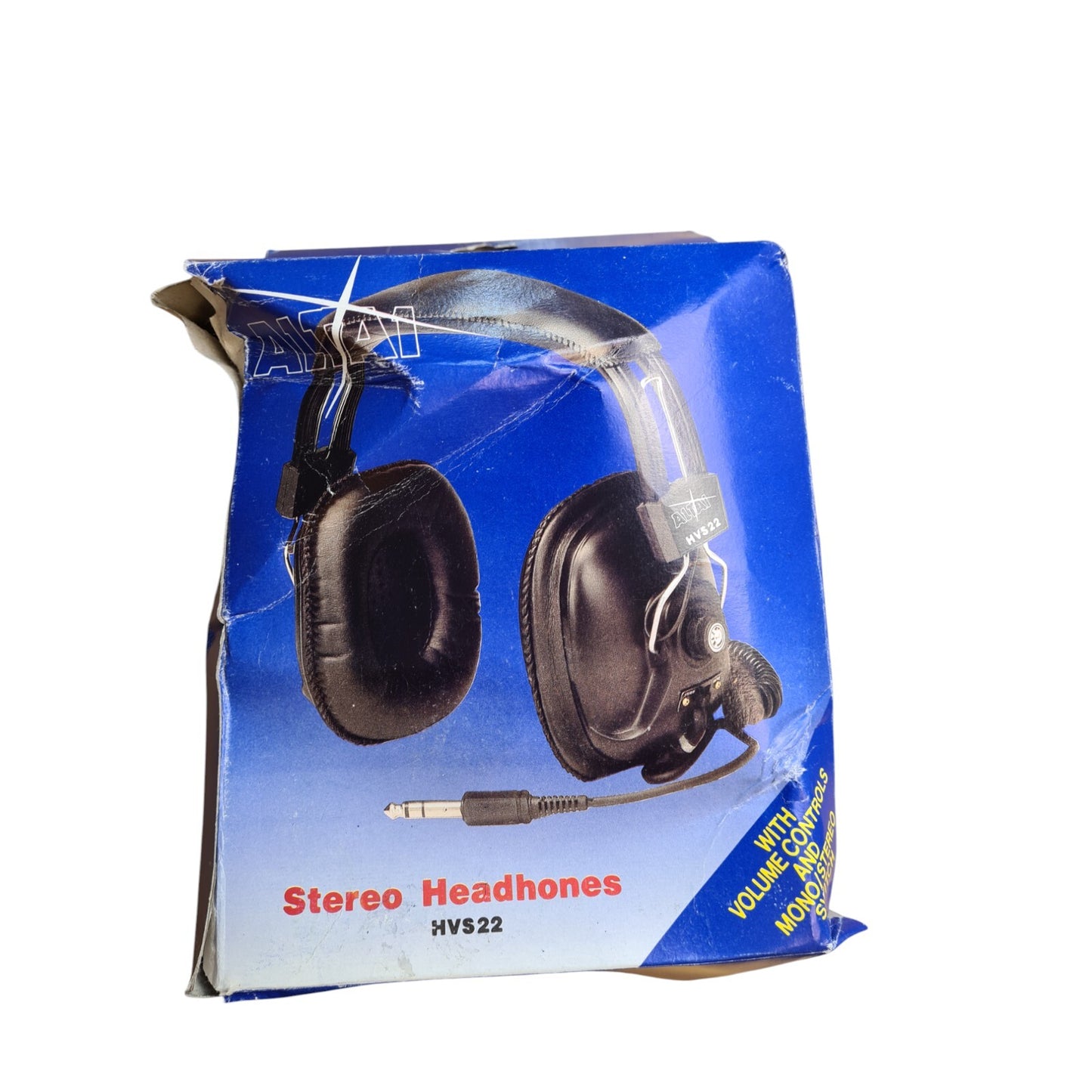 Altai Stereo Headphones HVS 22 Volume Controls Mono/Stereo Switch Ex Police