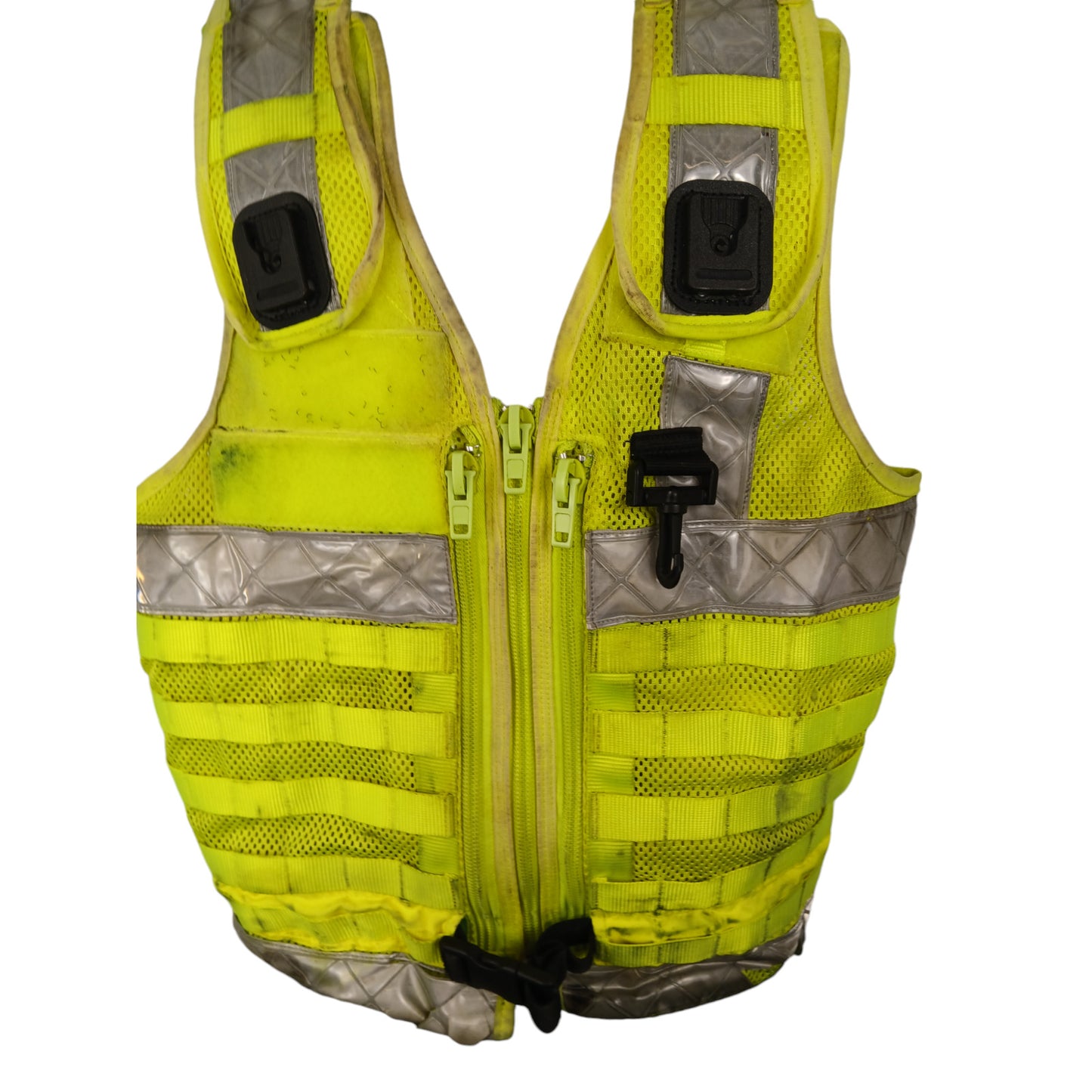 Arktis Molle Tactical Utility Vest Hi Vis Hi Viz Ex Police Security Grade C