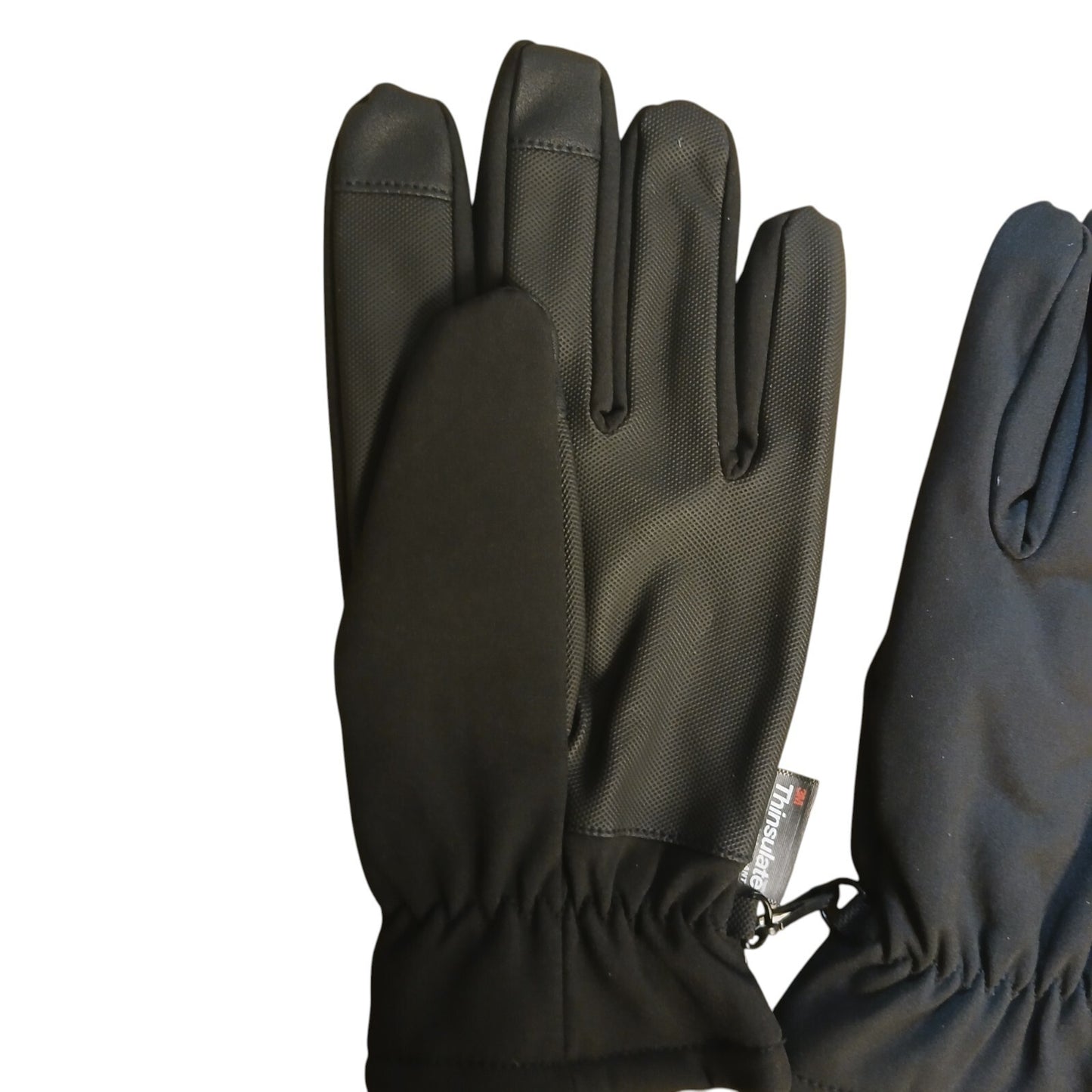 Mil-Tec Softshell Gloves Thinsulate Black Touch Screen Tactical Police Security