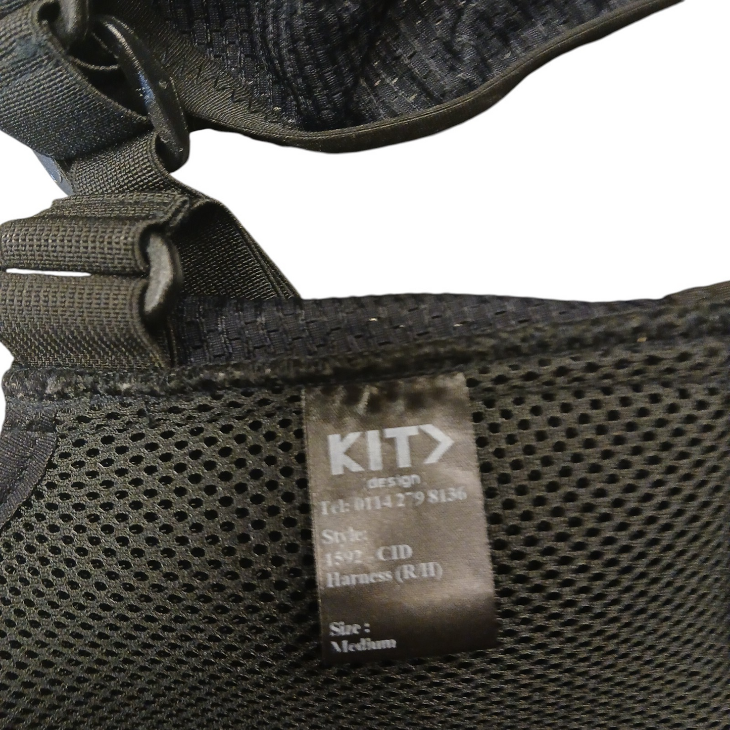KIT Overt Duty Shoulder Harness Equipment Medium Black Police Security Pouches