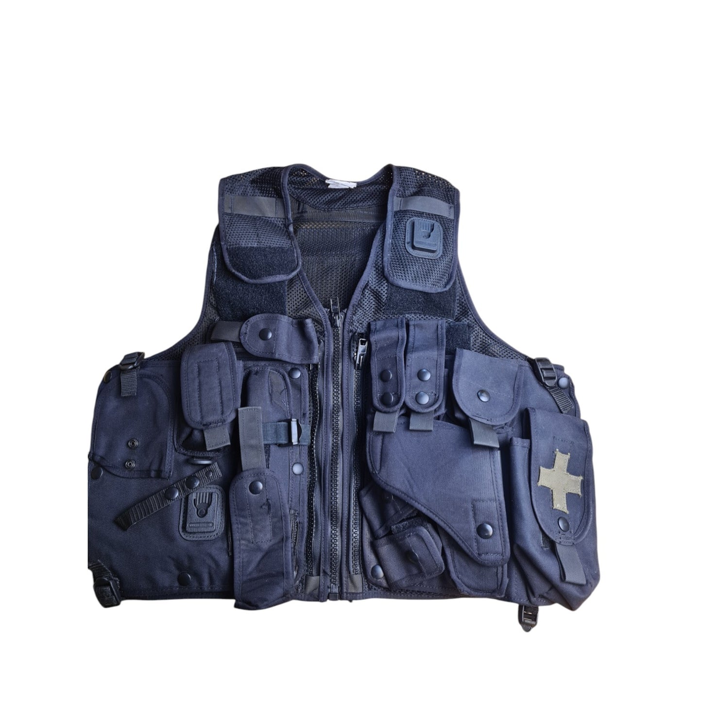 PWL Tactical Vest Police Integrated Pouches Security Airsoft Klickfast Medium