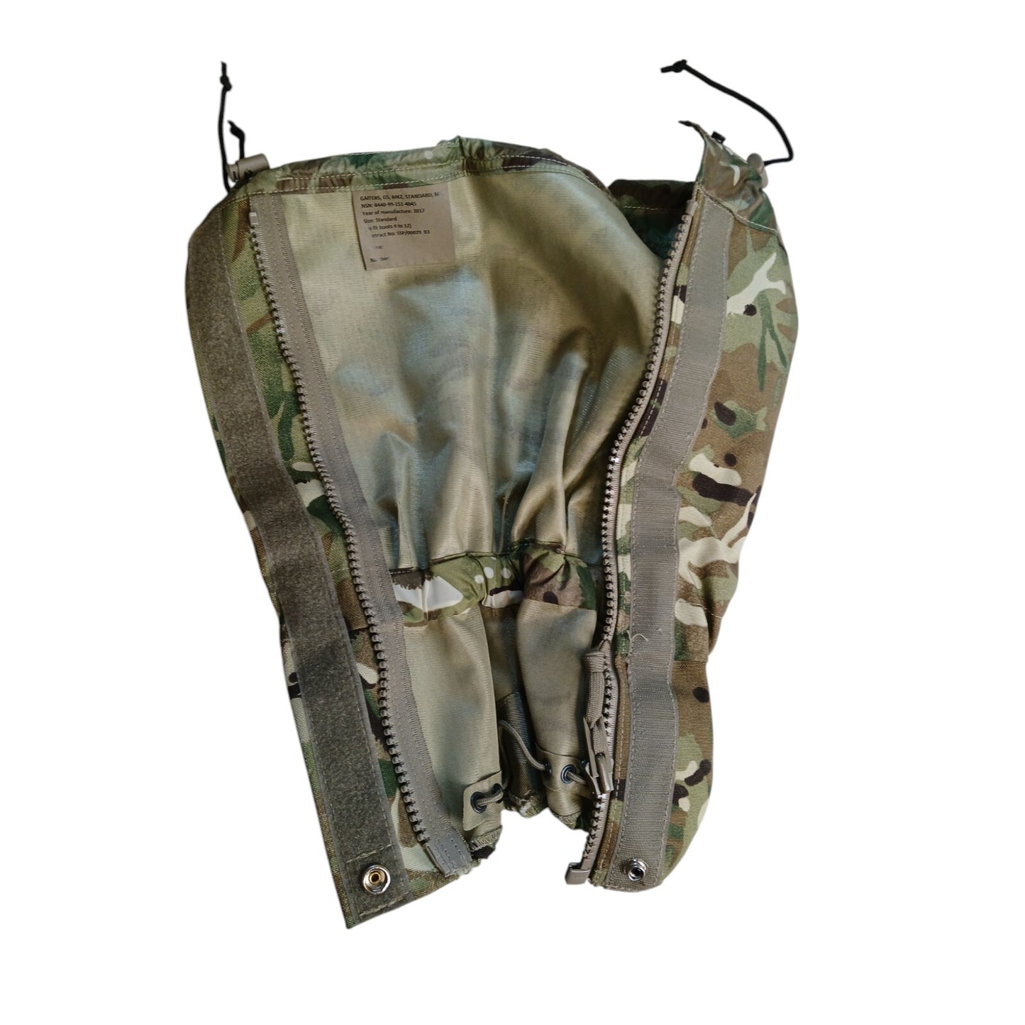 British Army Leg Gaiters MK2 MTP Camo Genuine Camouflage Waterproof Goretex