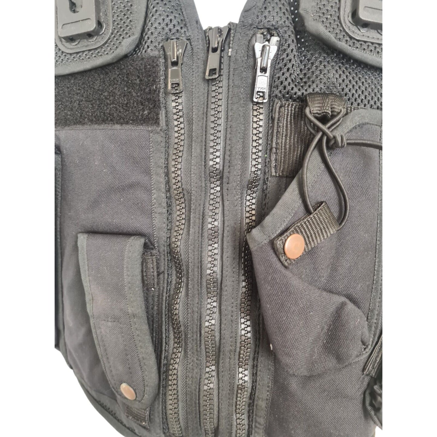 Tactical Vest Integrated Pouches Black Klickfast Docks XS Security Ex Police