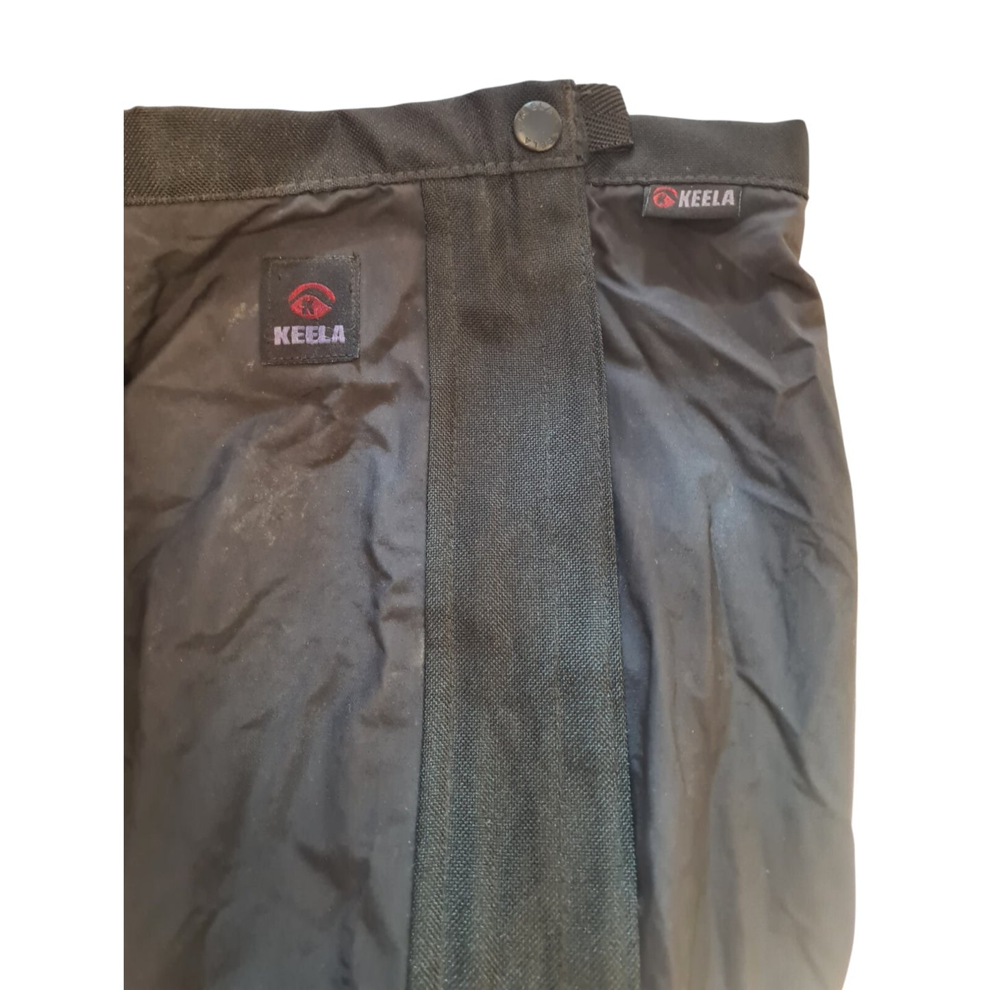 Keela Leg Gaiters Gators Goretex Black SIze Large Walking Hiking Wet Weather