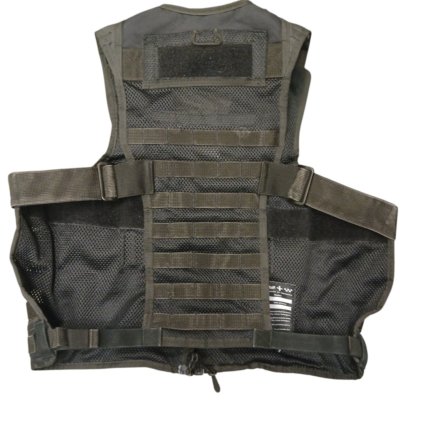 Arktis Molle Tactical Utility Vest Black Large Adjustable Klickfast Security