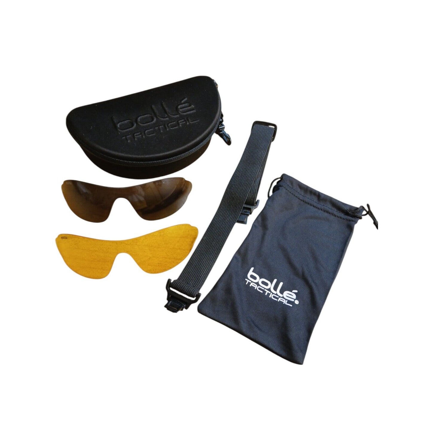 Bolle Tactical Raider Spares Safety Lenses Case Strap Lens Airsoft Paintball