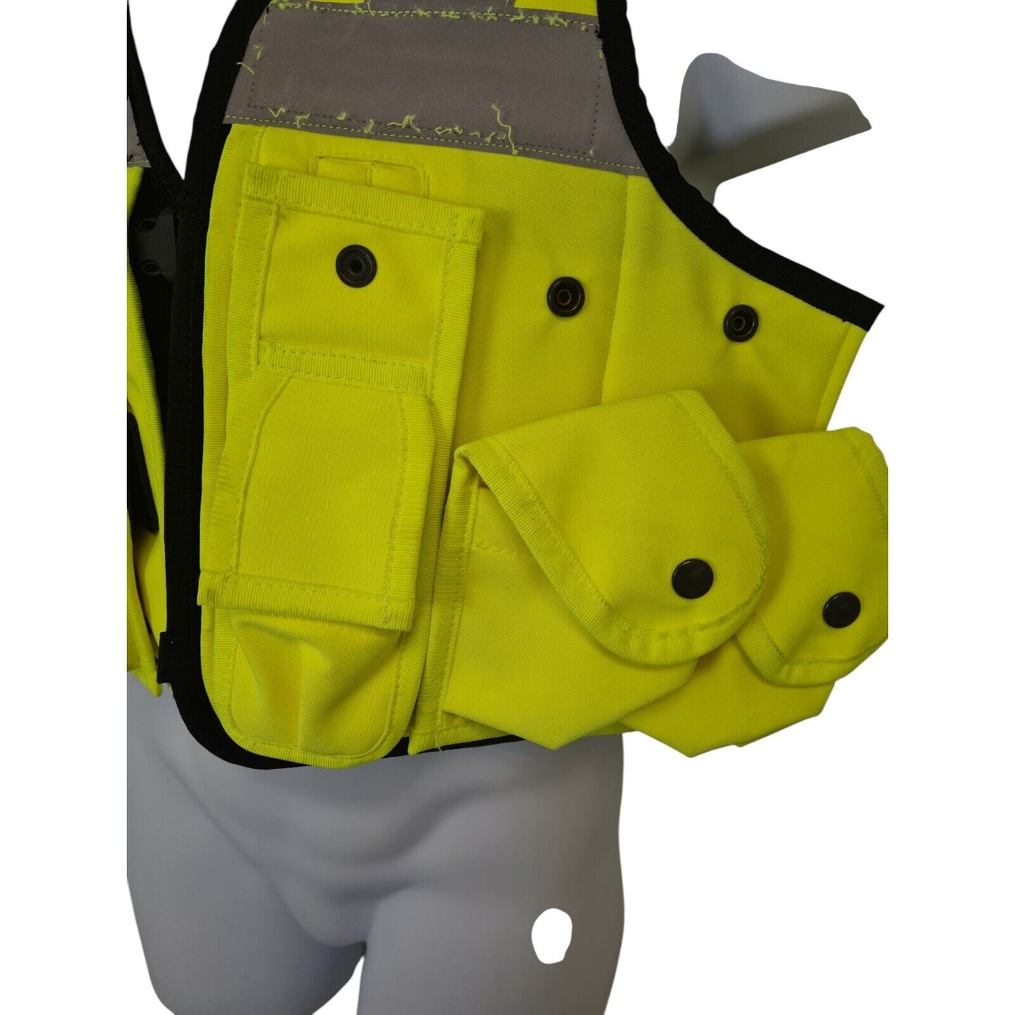 Aegis Engineering Stab Vest Hi Viz Hi Vis With Pouches Cover Buddy-Lok System F