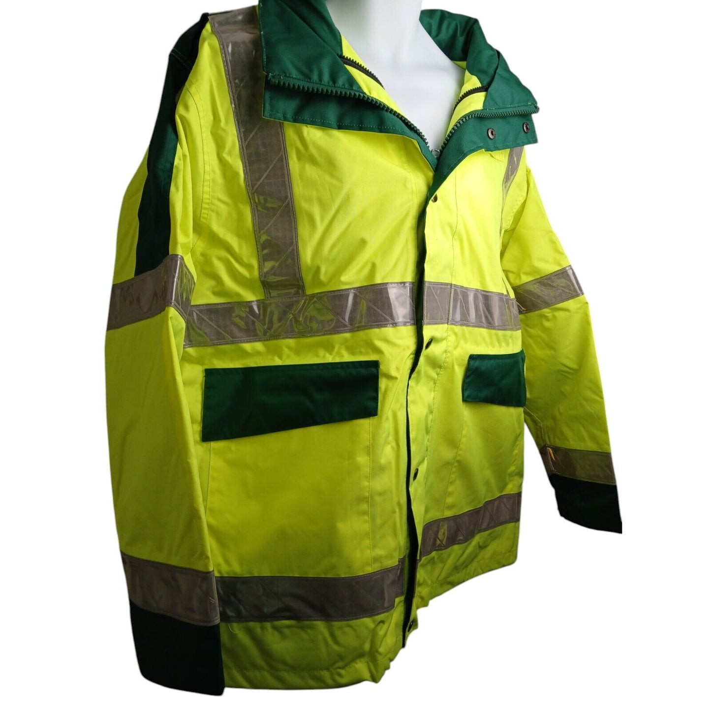 Paramedic EMT Ambulance Waterproof Jacket Hi Vis Hi Viz Reflective EN471 Class 3