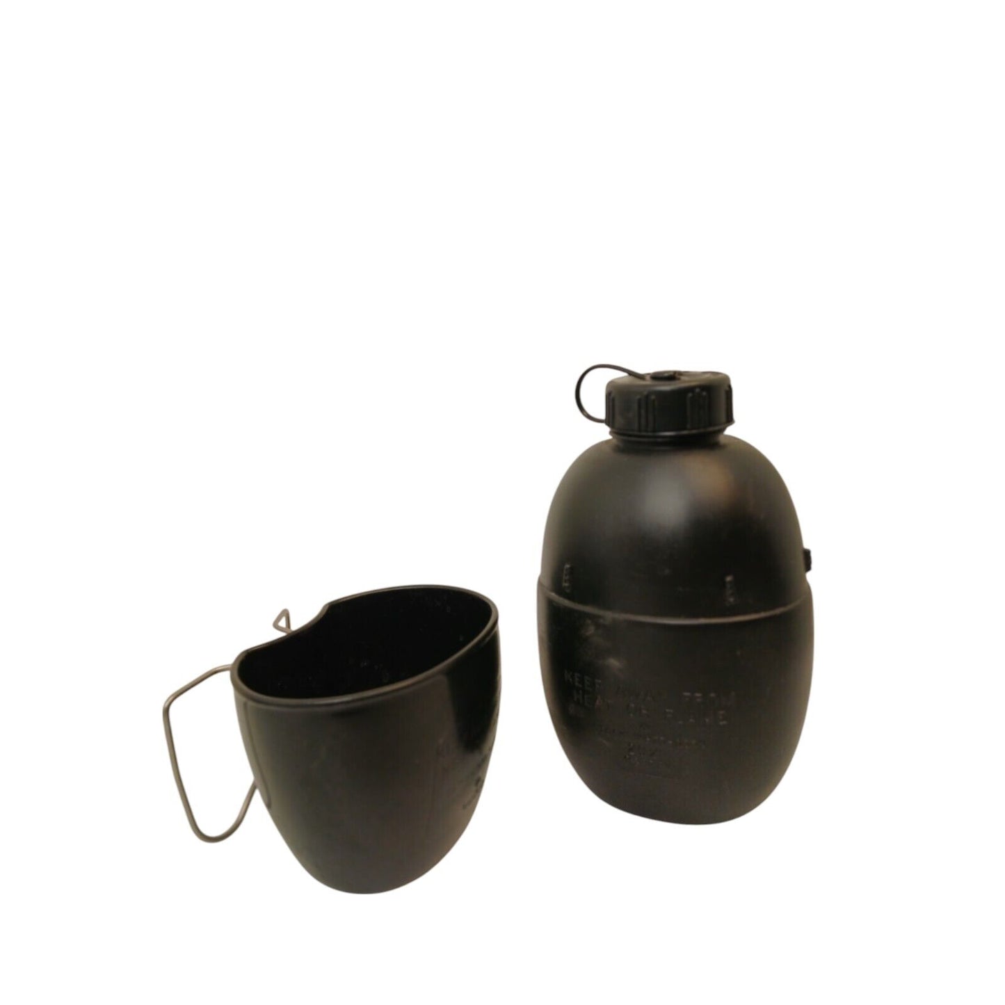 British Army Osprey Water Bottle NATO 58 Pattern With Cup Mug Canteen Camping