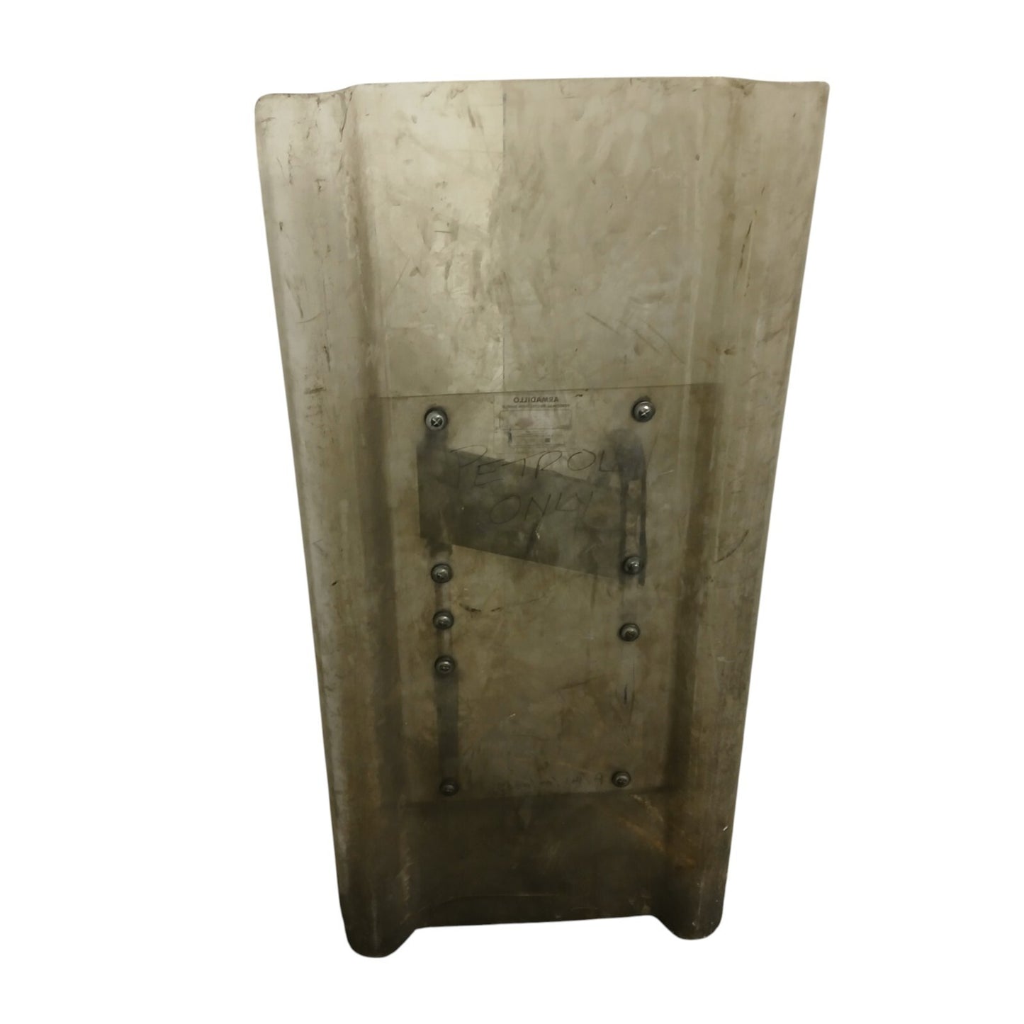 Riot Shield Interlocking Armadillo Police Rectangular Medium 120cm x 57cm Damage