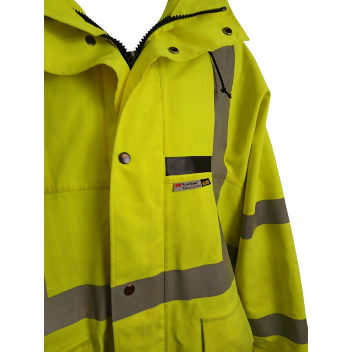 Ballyclare Goretex Jacket 3/4 Length Hi Viz Hi Vis Yellow Railway Waterproof