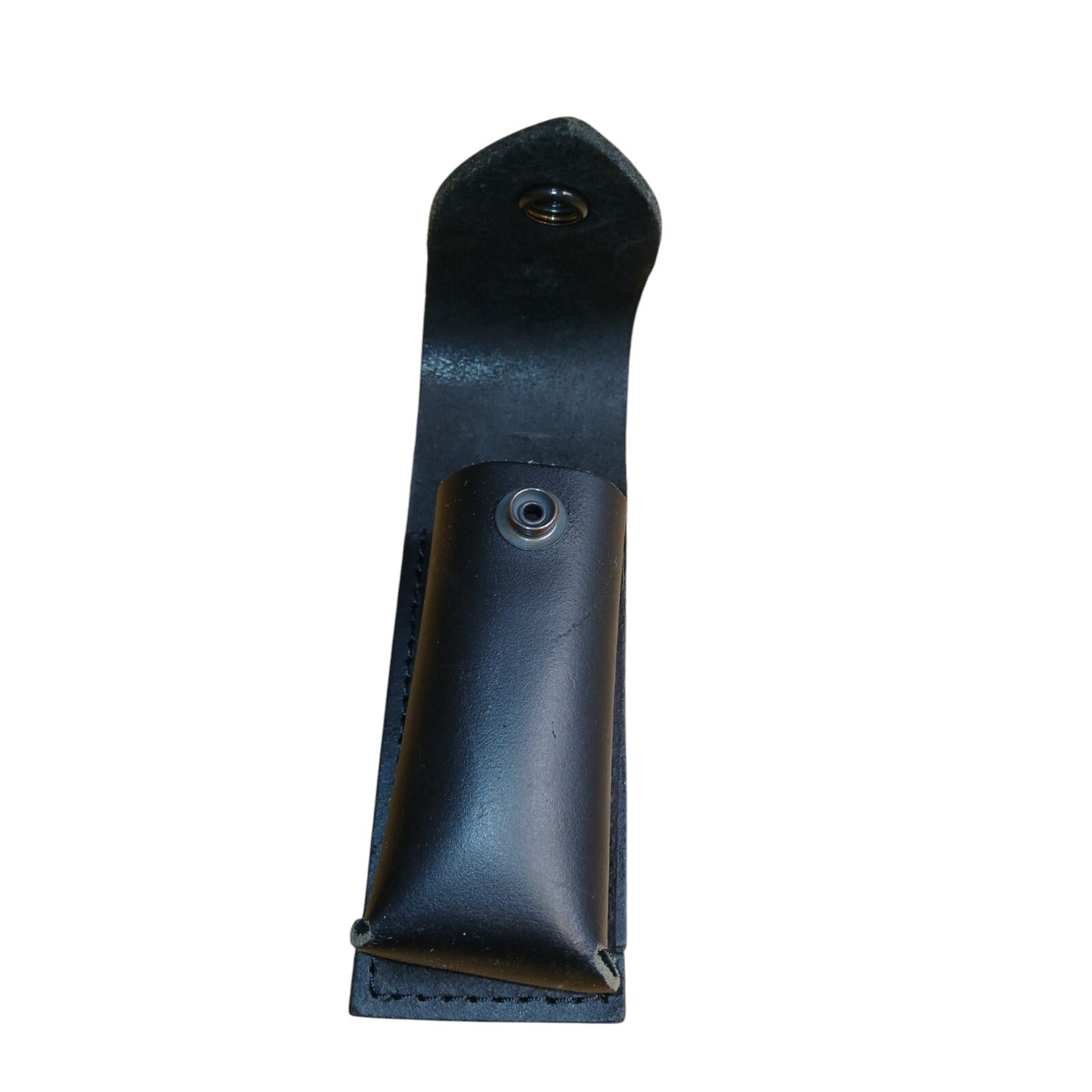 CS Gas Holster Belt Loop Holder Leather Ex Police Leather Security Police Black