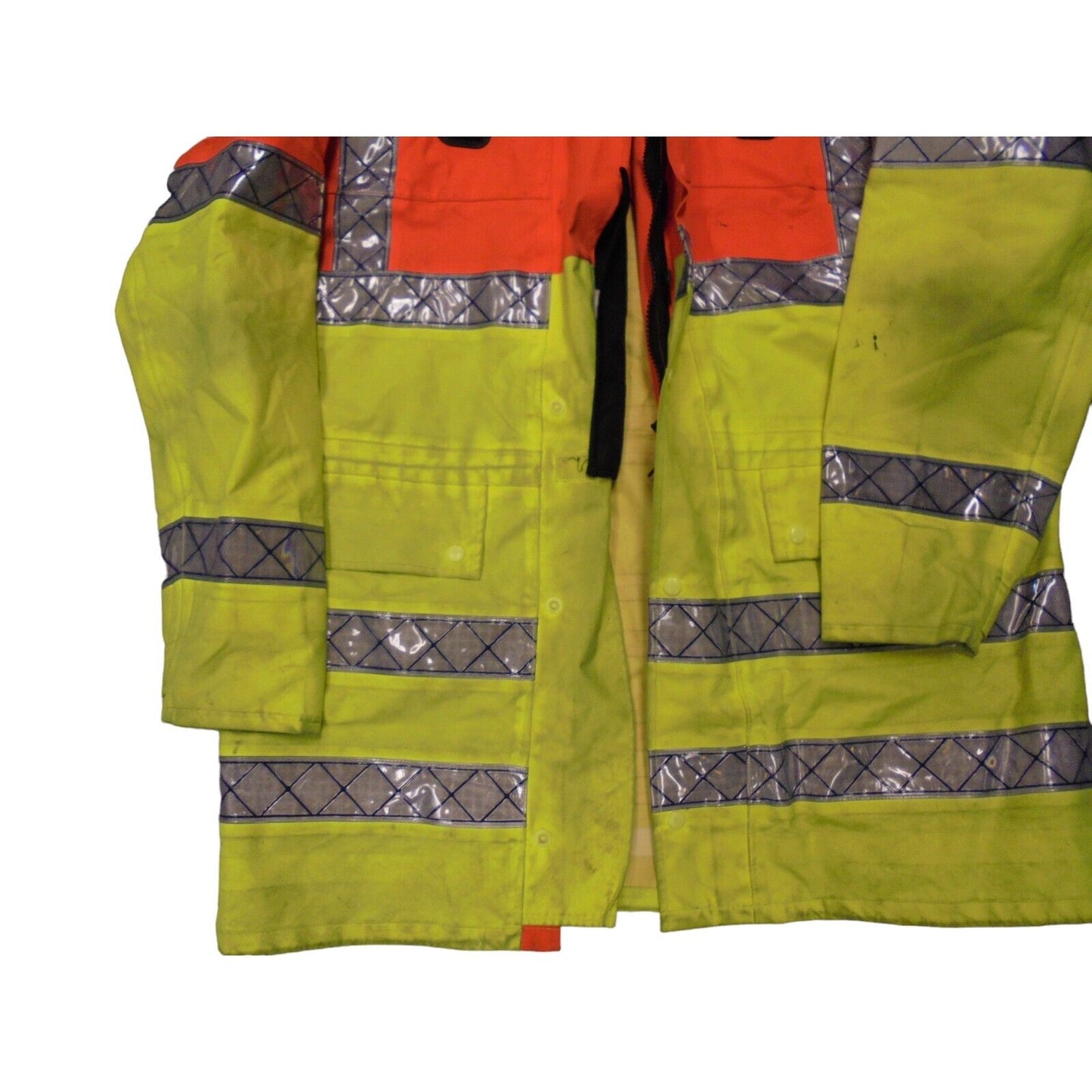 Goretex Hi Vis Class 3 3/4 Length Jacket Waterproof Motorway Highway Grade B