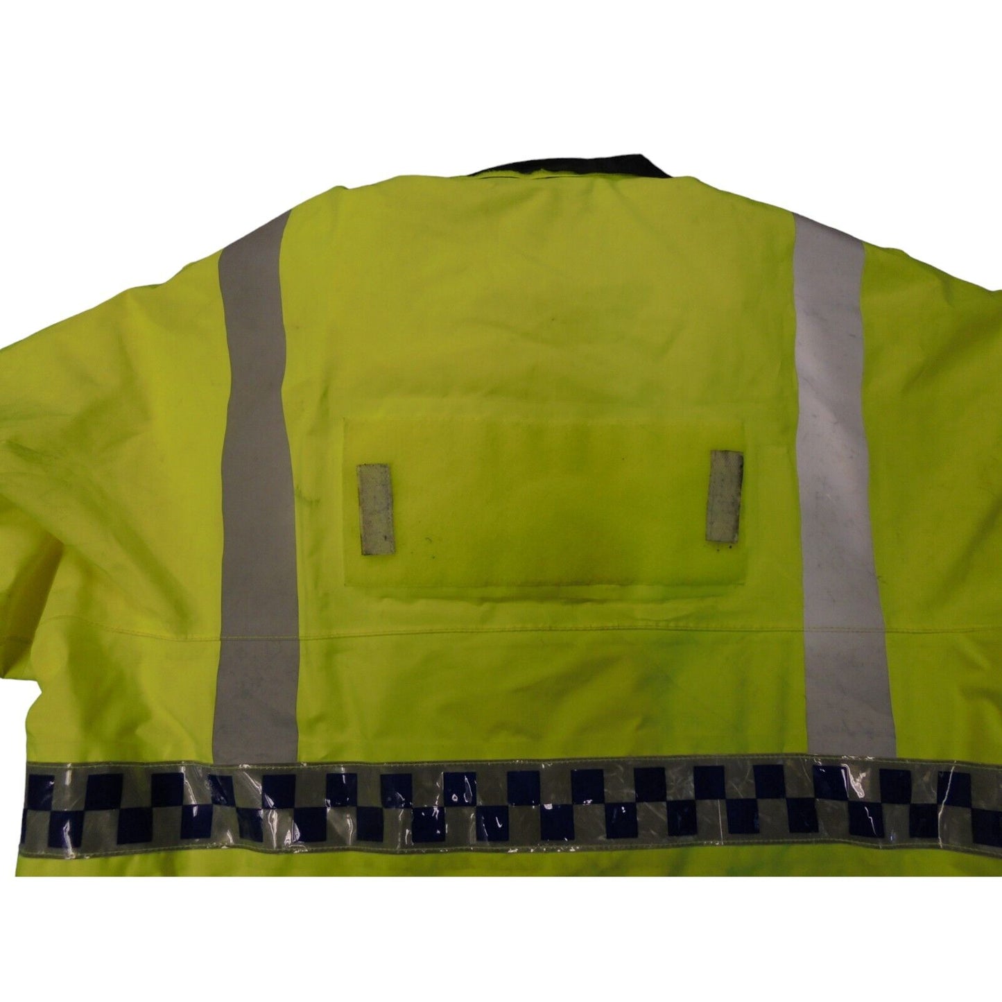 Hi Viz Jacket 3/4 Length Yaffy Waterproof Coat Police Hi Vis Security Emergency