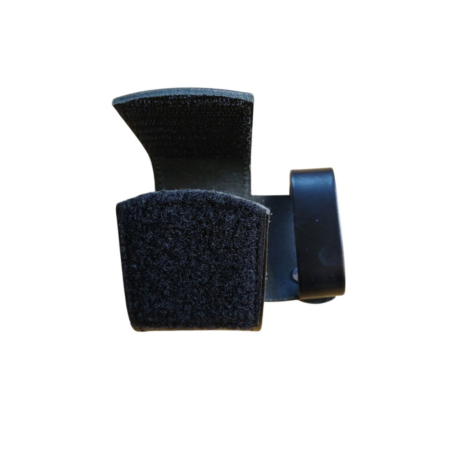 Leather Belt Buckle Protector Ex Police 50mm Black Security Tactical