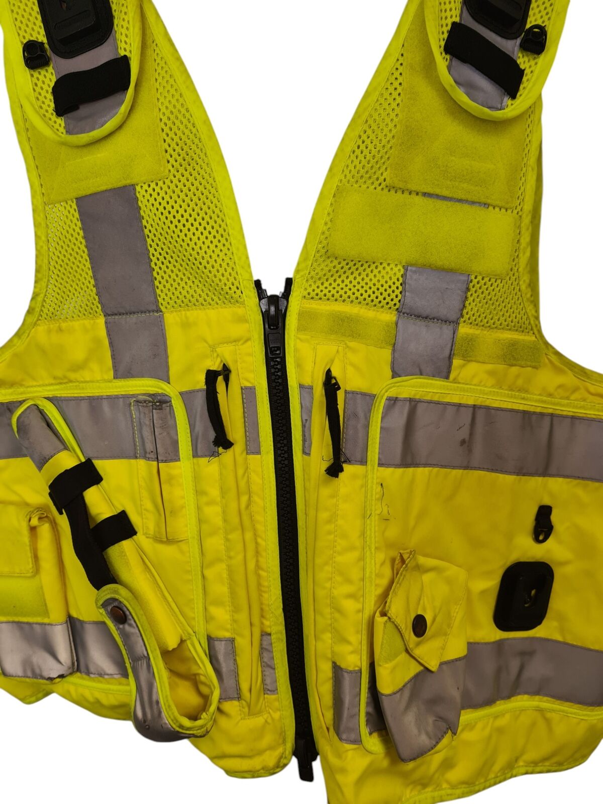Mehler Vario System Tactical Vest Hi Vis Hi Viz built in Pouches Klickfast XXL