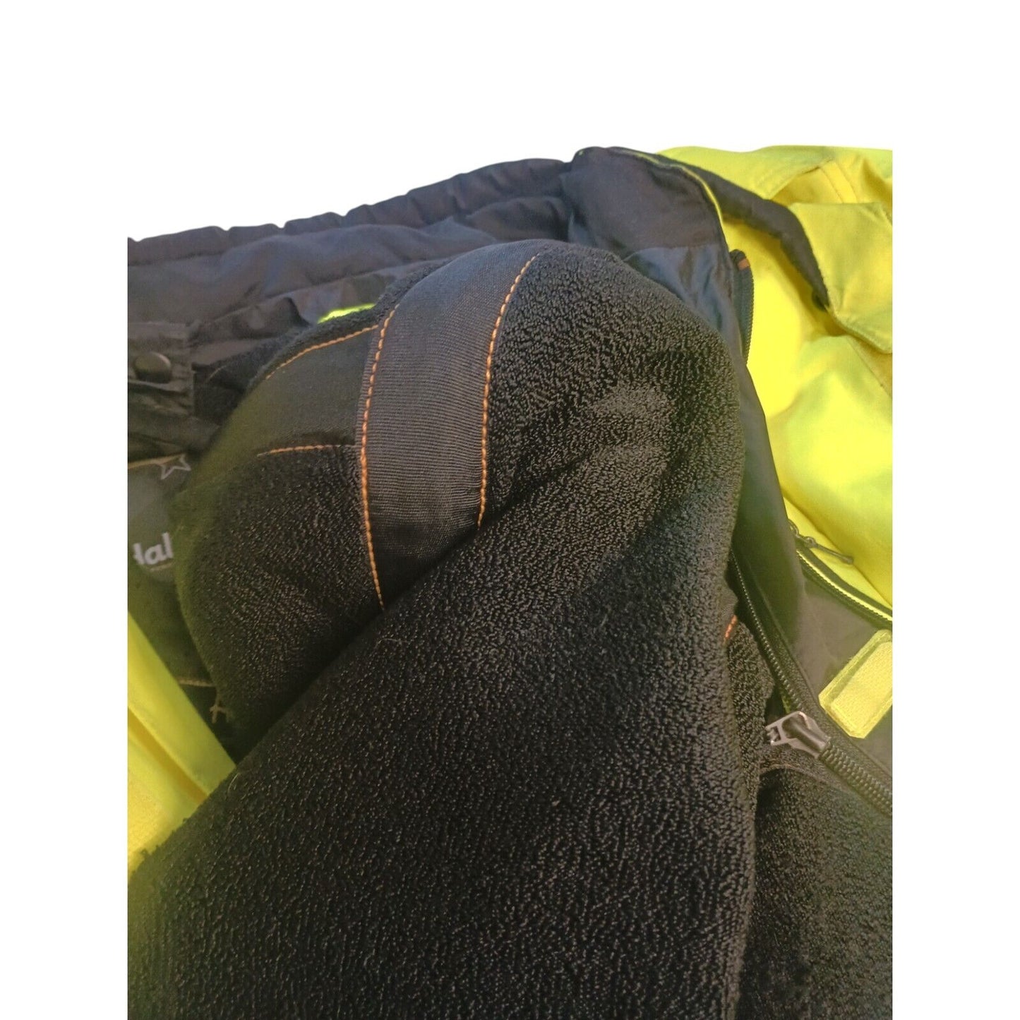 Halvarssons Motorbike Motorcycle Jacket Protective Lined Hi Vis Hi Viz Safety XL