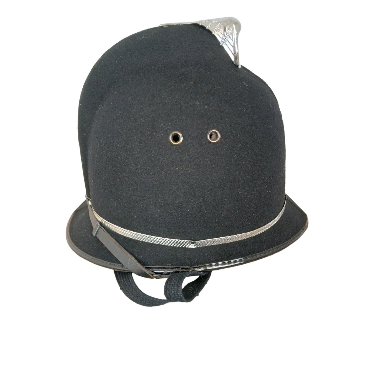 Coxcomb Top Police Helmet Custodian Memorabilia Comb Top Collector Bobby Black