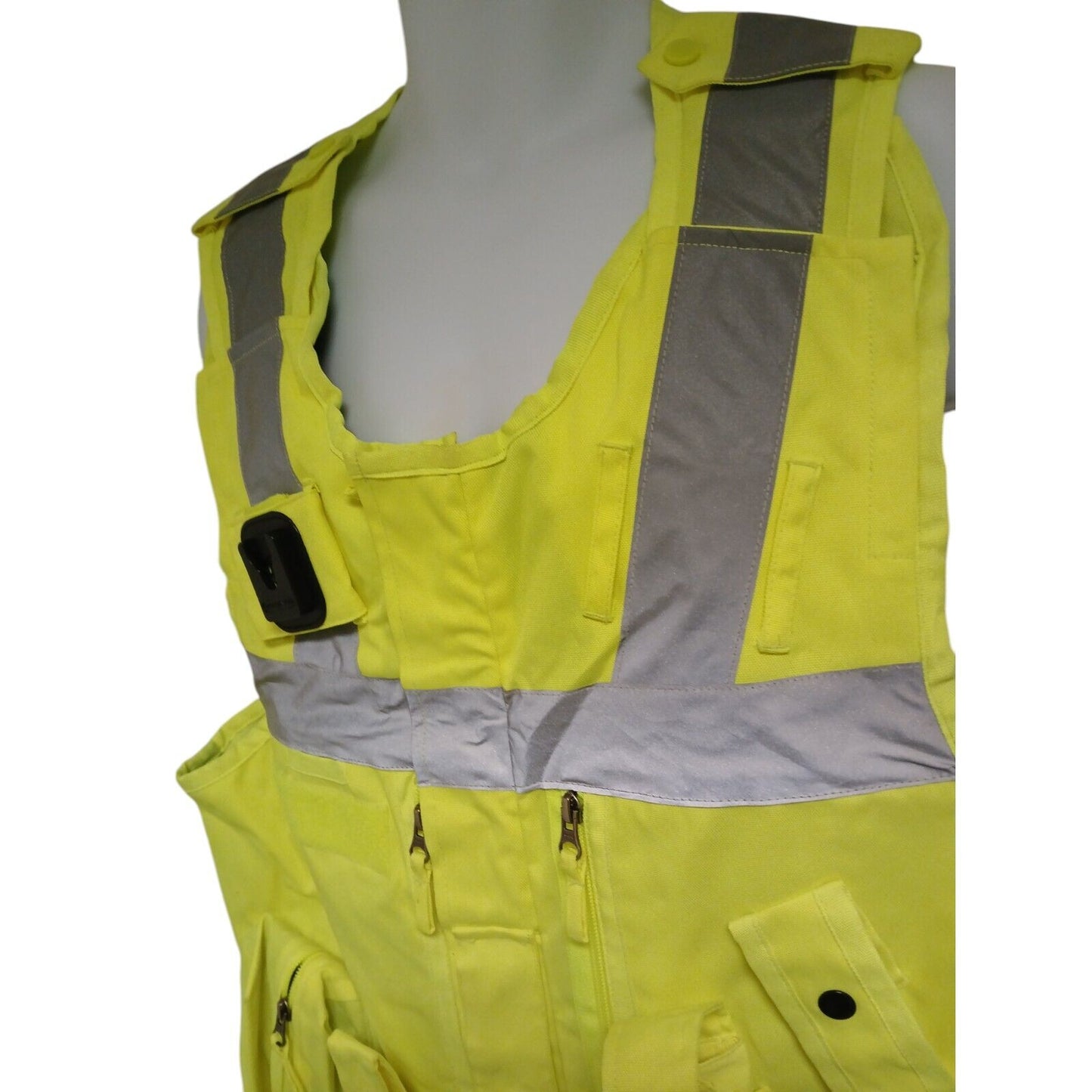 Endura Tactical Vest Hi Viz Vis Klickfast Large Pouches Ex Police Security