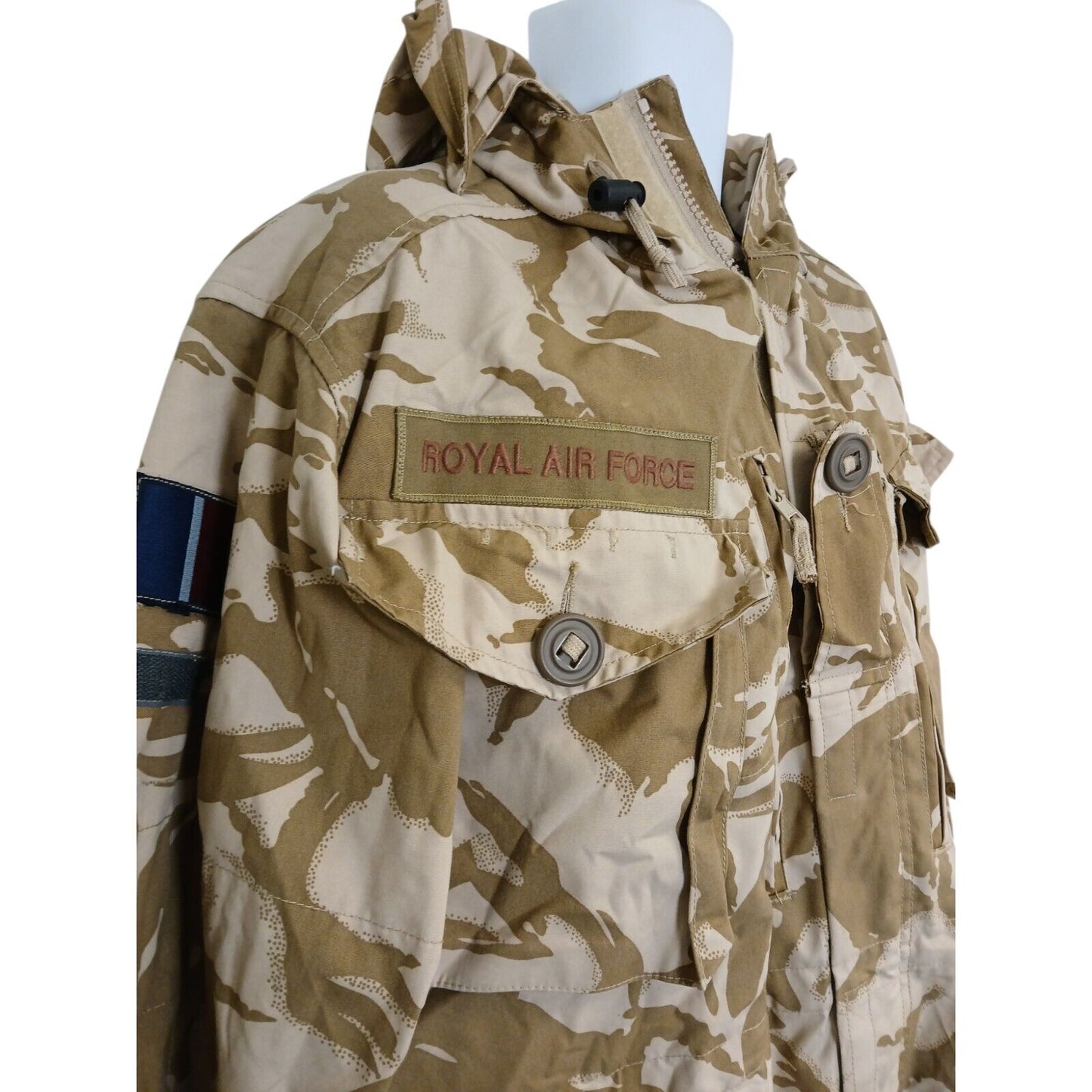DPM Desert Windproof Combat Smock Desert Coat Jacket Hood DP RAF Army Navy